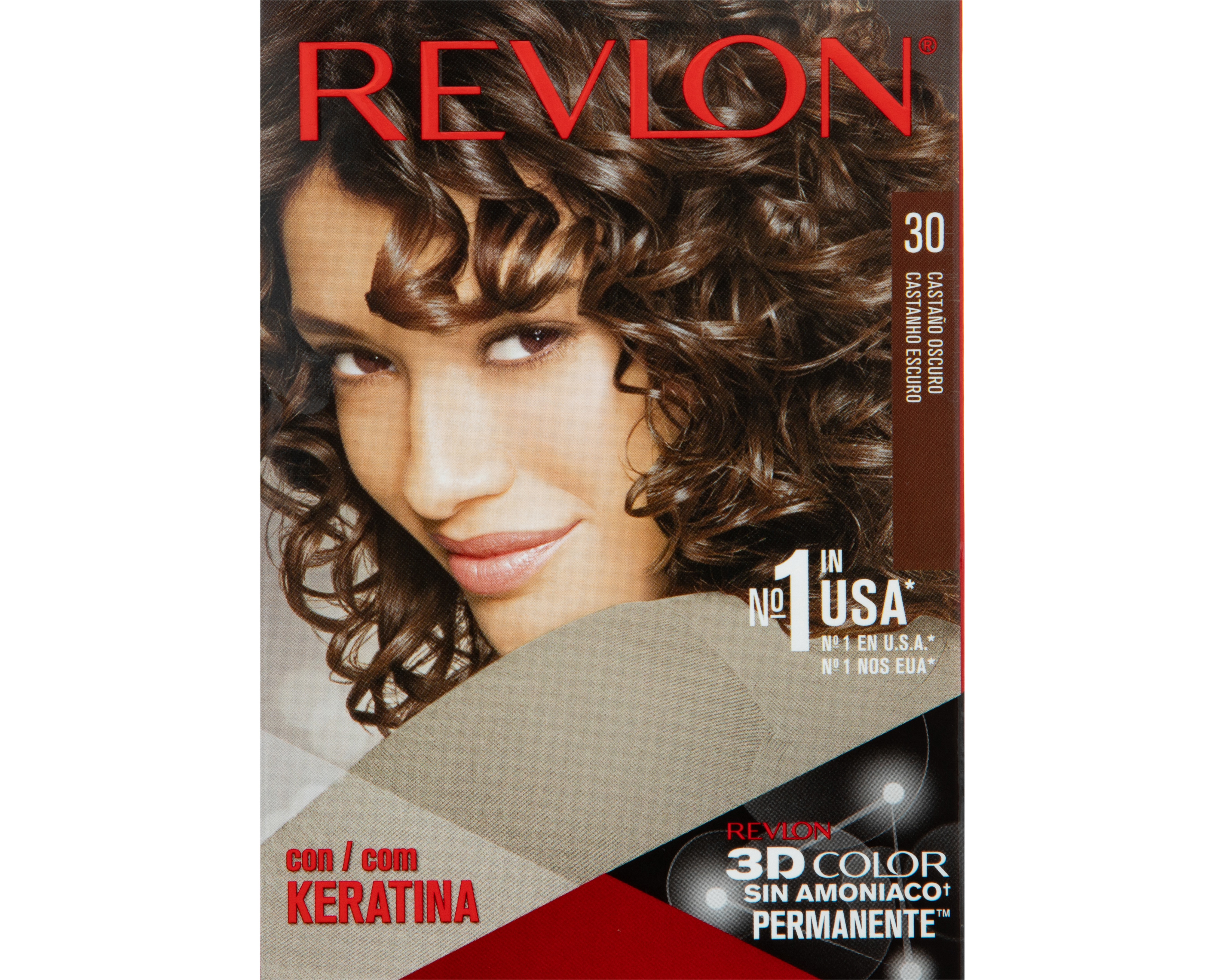 Foto 3 | Foto 3 | Tinte para Cabello Revlon 30 Castaño Oscuro