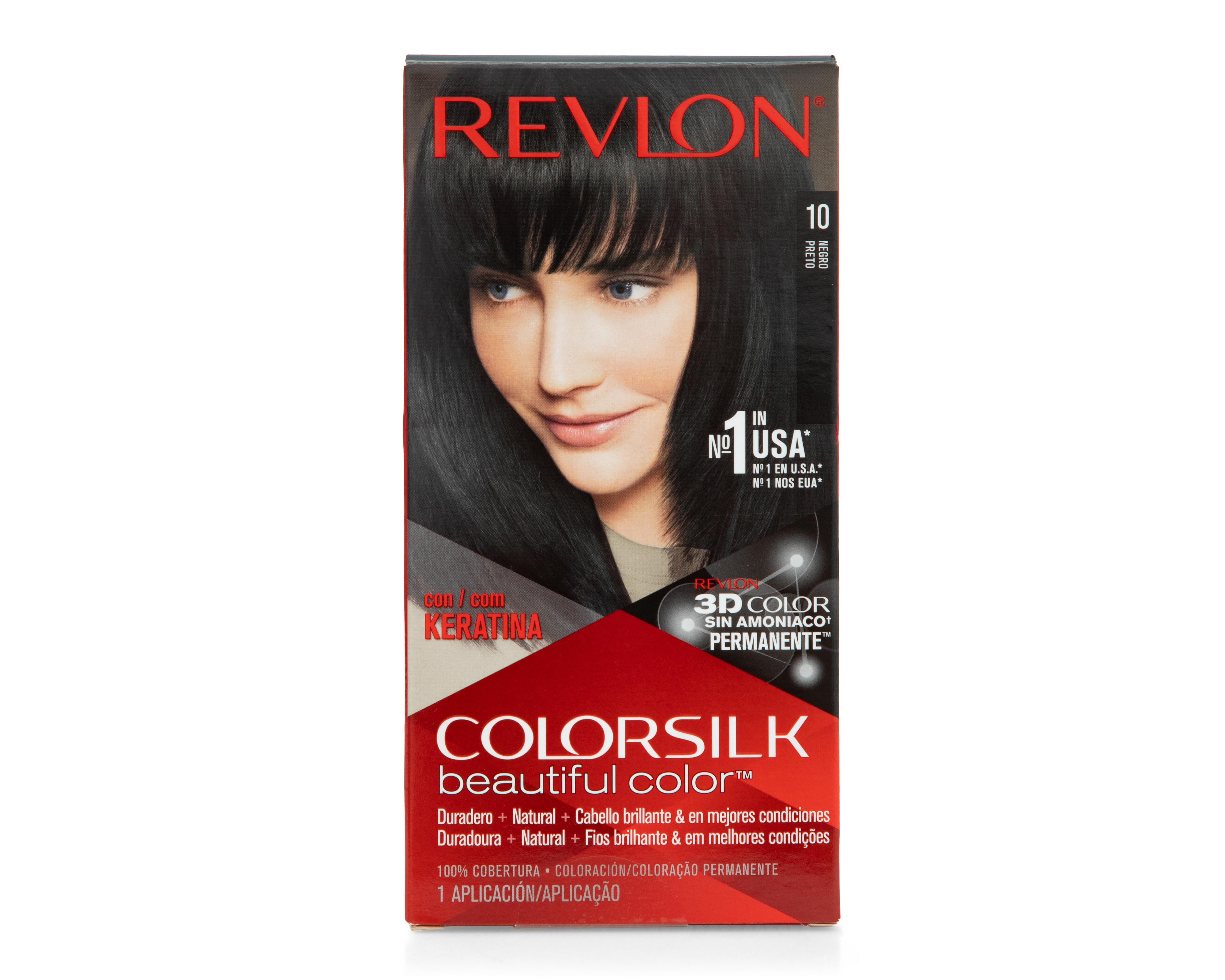 Foto 2 pulgar | Foto 1 | Tinte para Cabello Revlon 10 Negro