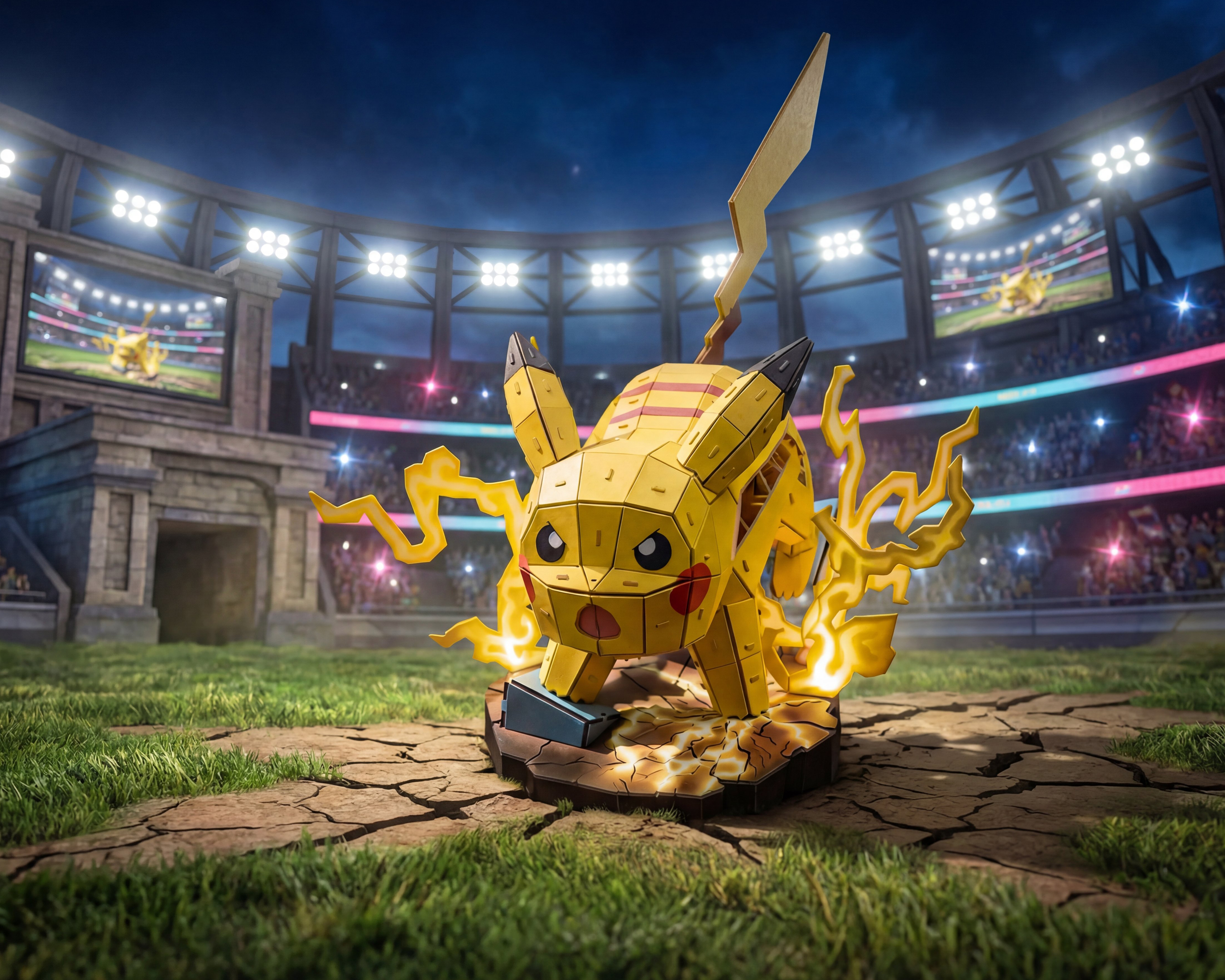 Foto 4 | Foto 4 | Rompecabezas 4D Build Pikachu Pokémon Spin Master 201 Piezas