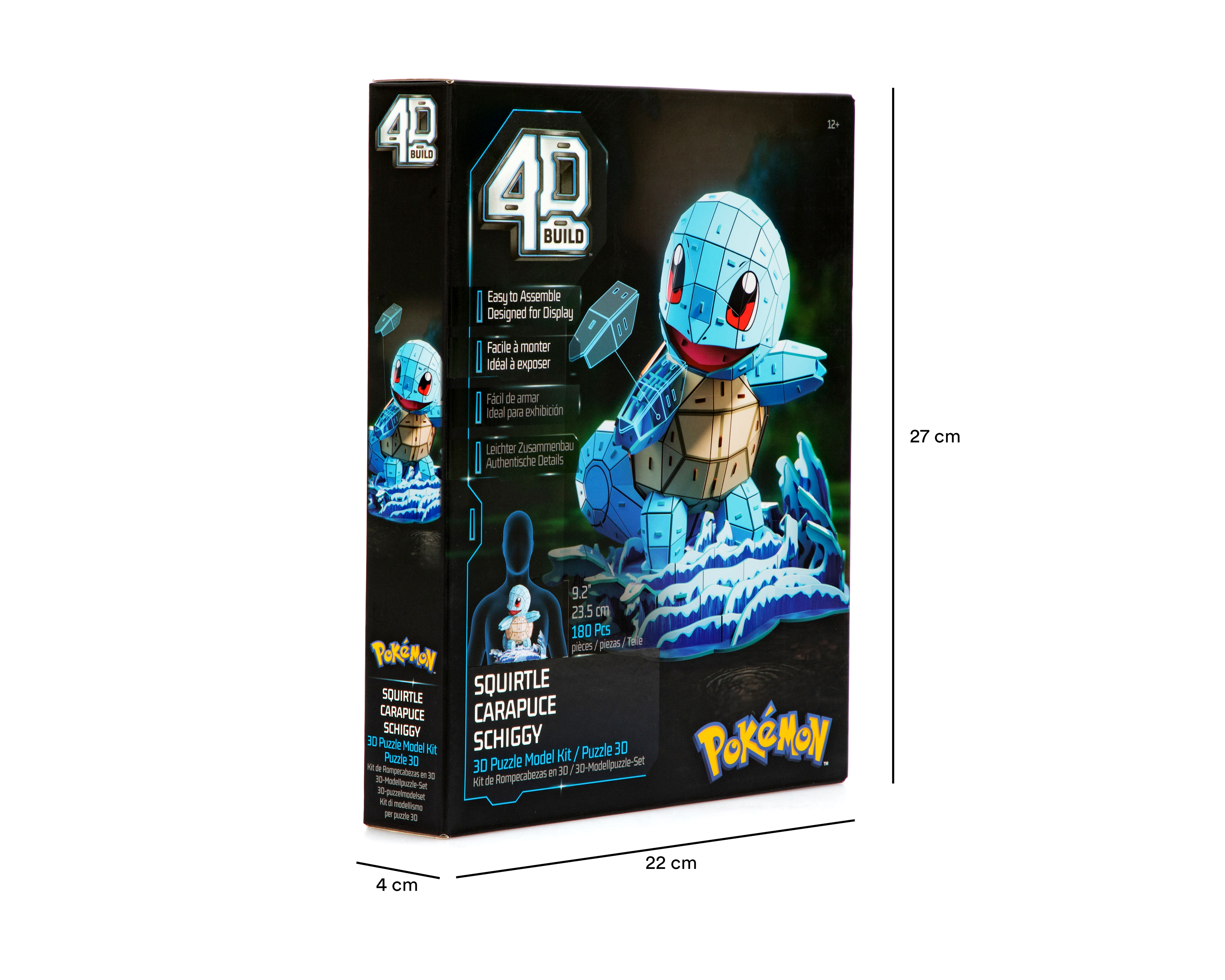 Foto 3 | Foto 3 | Rompecabezas 4D Build Squirtle Pokémon Spin Master 180 Piezas