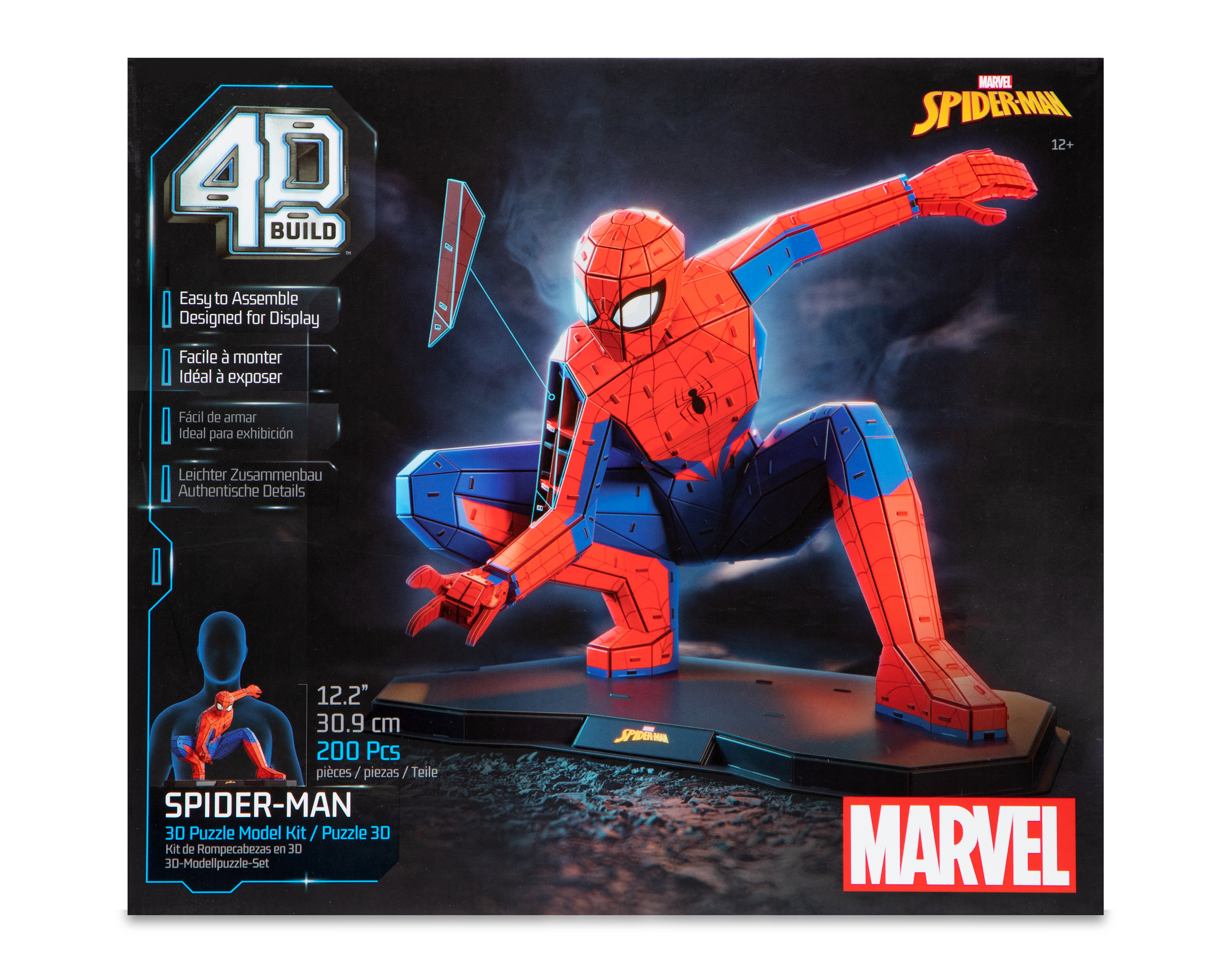 Foto 2 pulgar | Foto 1 | Rompecabezas Spider-Man 4D Puzzles 200 Piezas