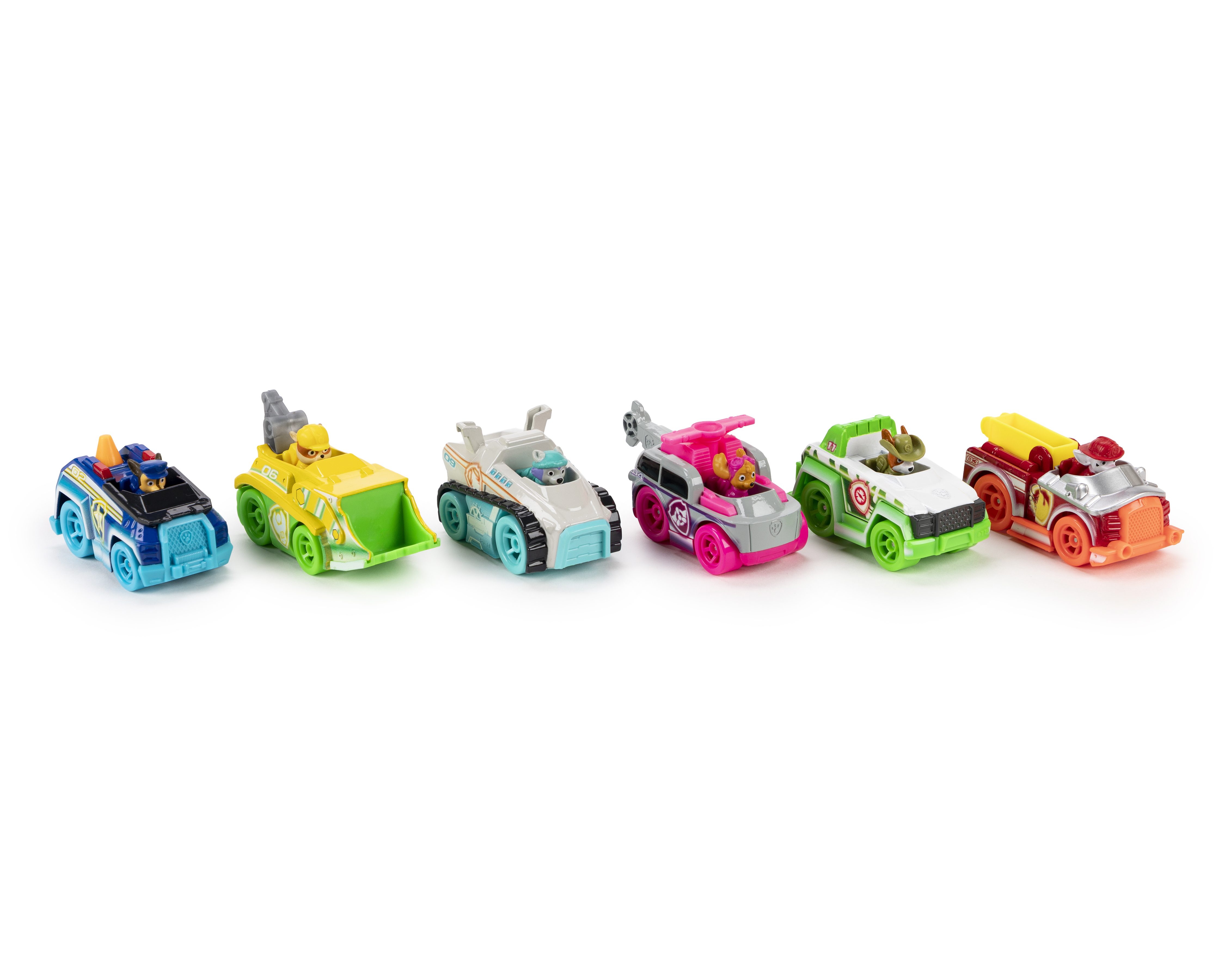 Carros Paw Patrol 6 Piezas