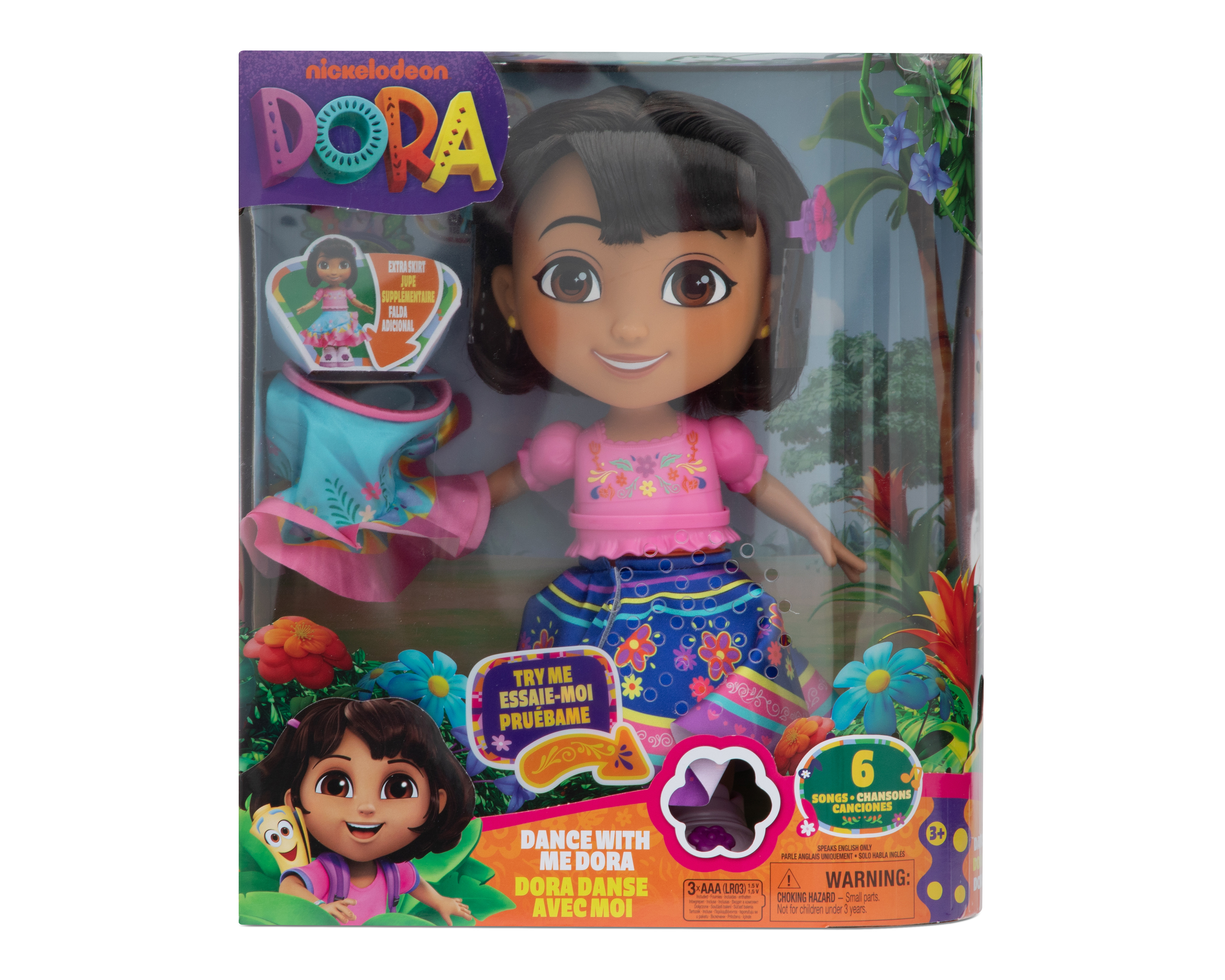 Foto 4 pulgar | Foto 3 | Muñeca Dora Baila Conmigo Dora la Exploradora con Sonido