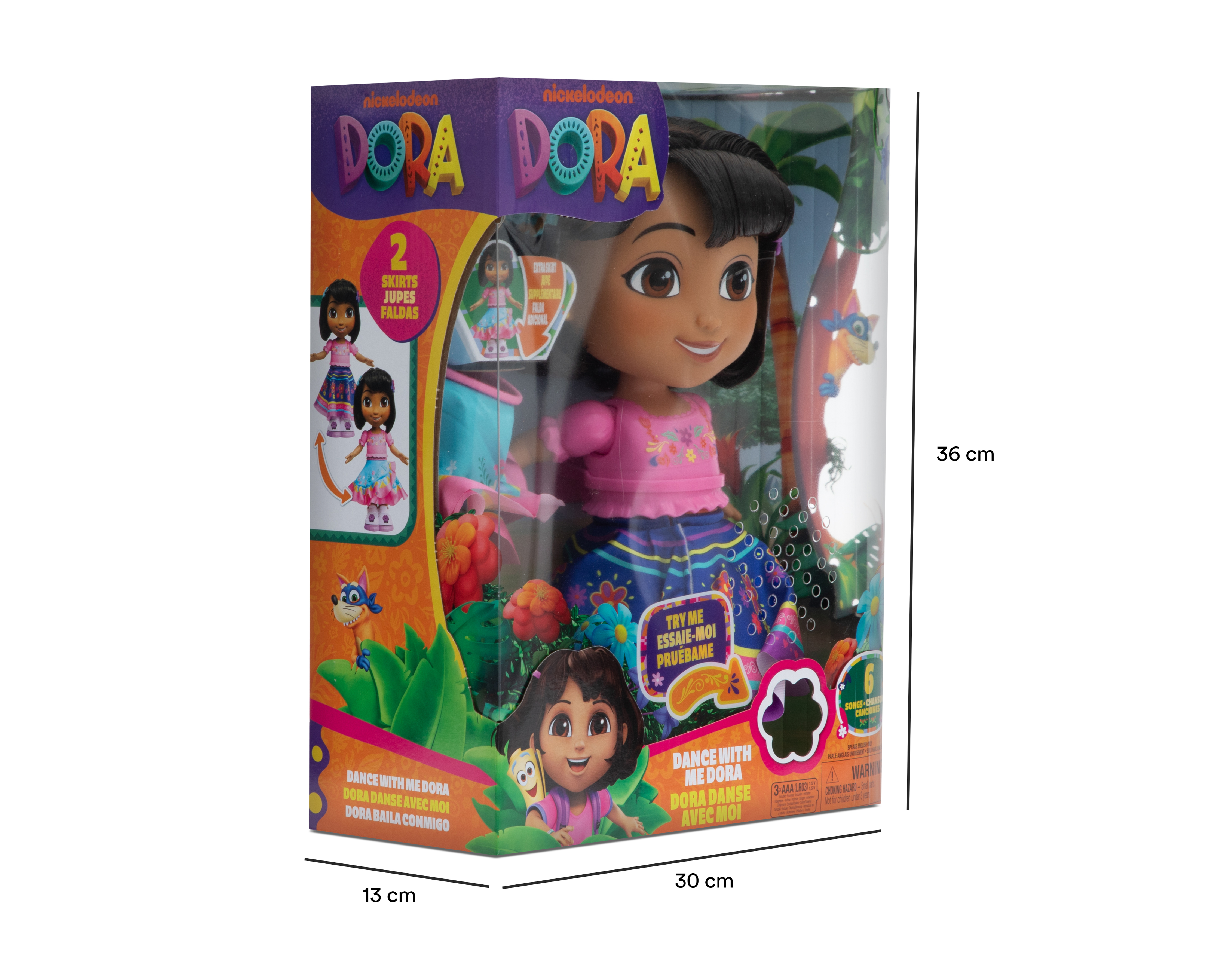 Foto 6 pulgar | Foto 5 | Muñeca Dora Baila Conmigo Dora la Exploradora con Sonido