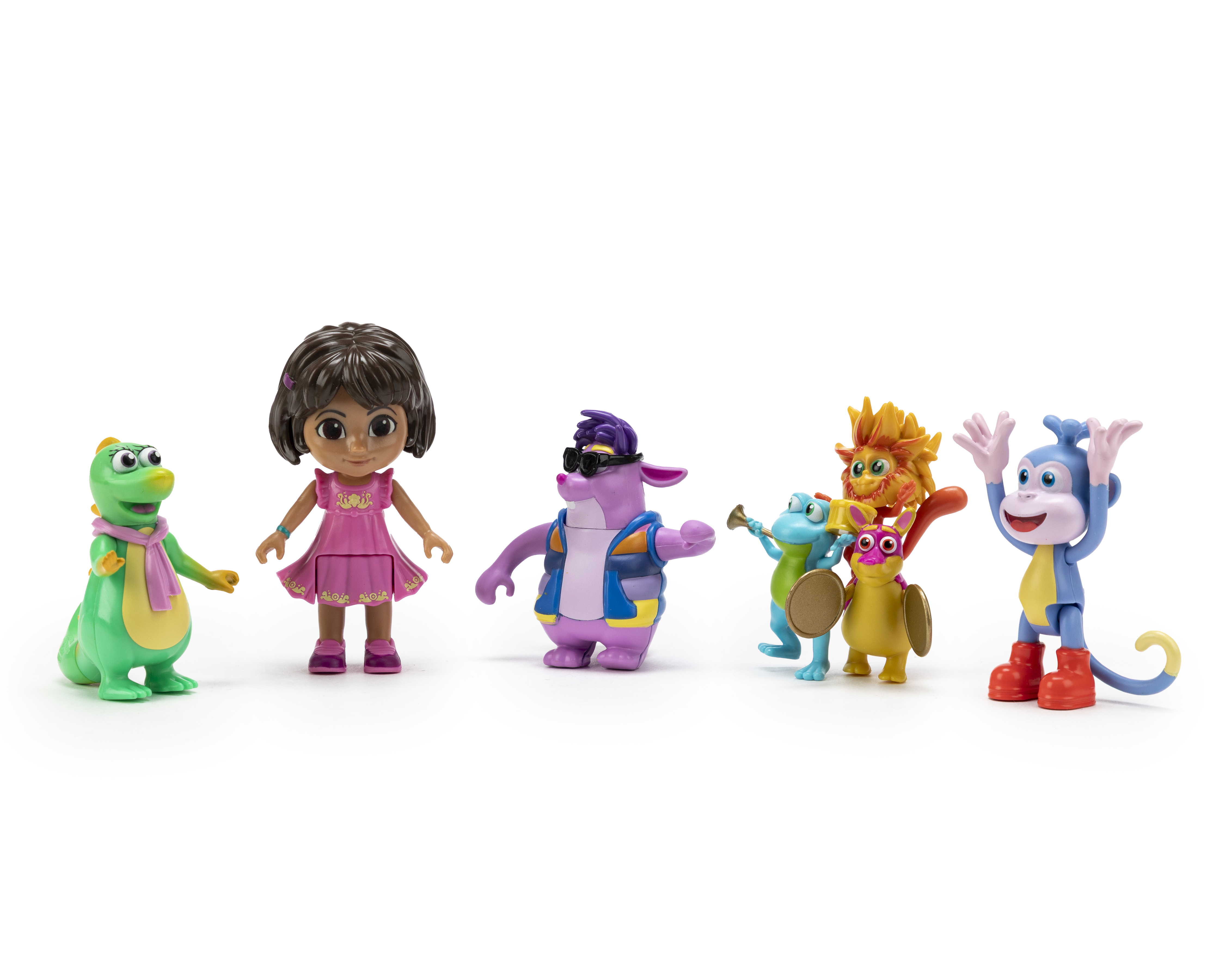 Foto 2 pulgar | Foto 1 | Set de Figuras Dora la Exploradora Spin Master Amigos Fantásticos