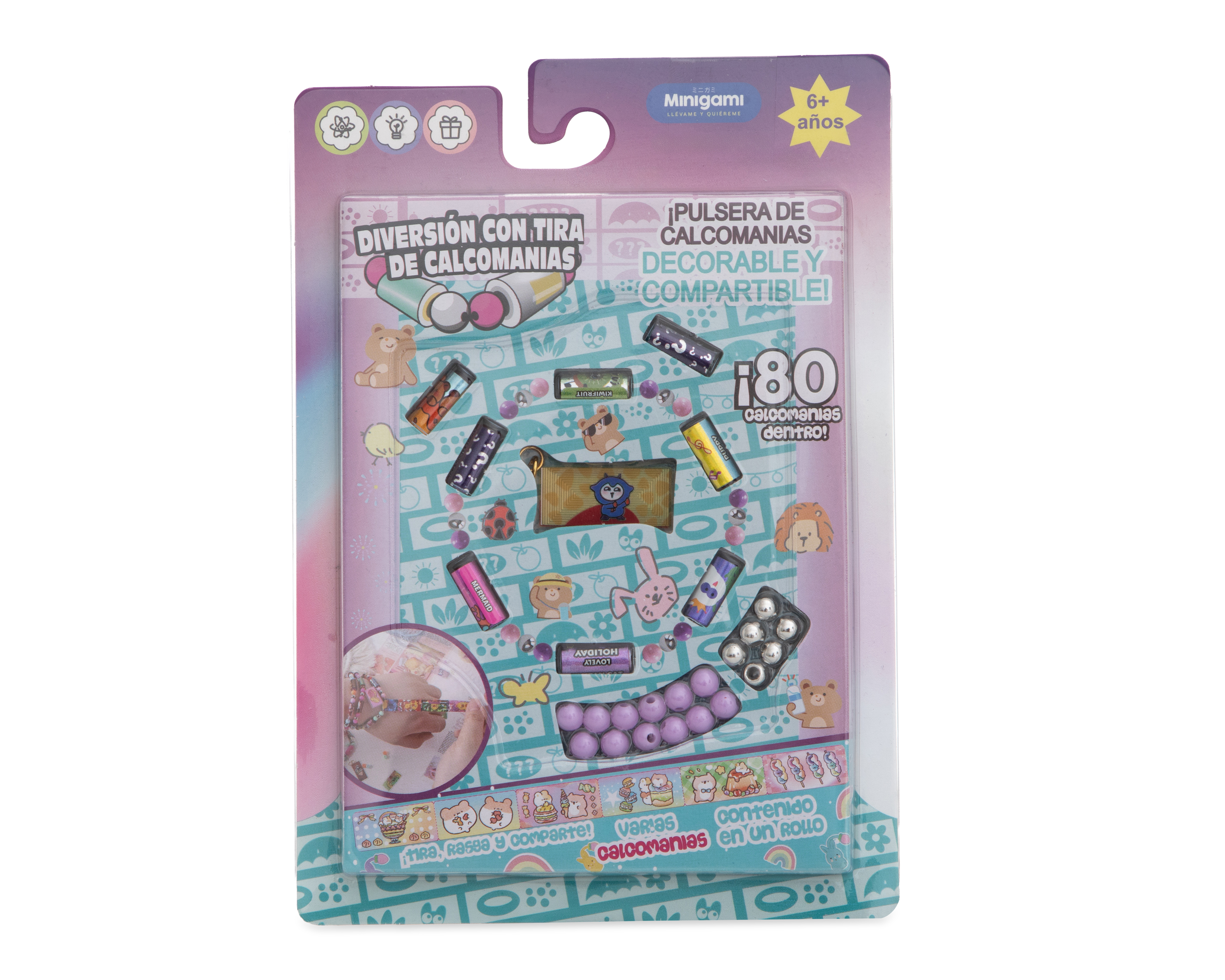 Kit para Hacer Pulseras Minigami con Stickers