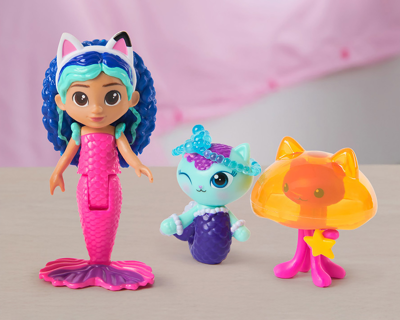 Foto 7 pulgar | Foto 6 | Set de Figuras Amigos del Acuario Gabby's Dollhouse La Pelicula 5 Piezas