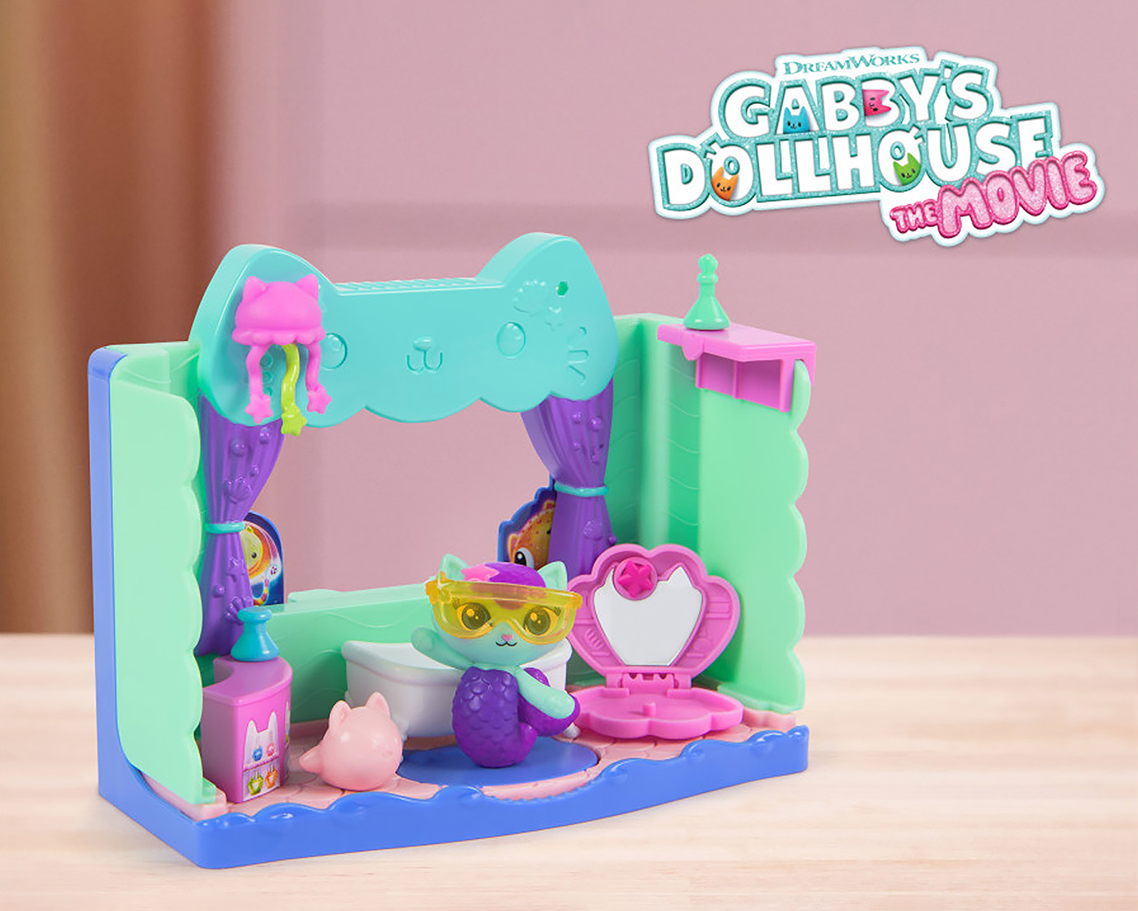 Foto 3 pulgar | Foto 2 | Set de Baño Mercat Gabby's Dollhouse la Película con Accesorios