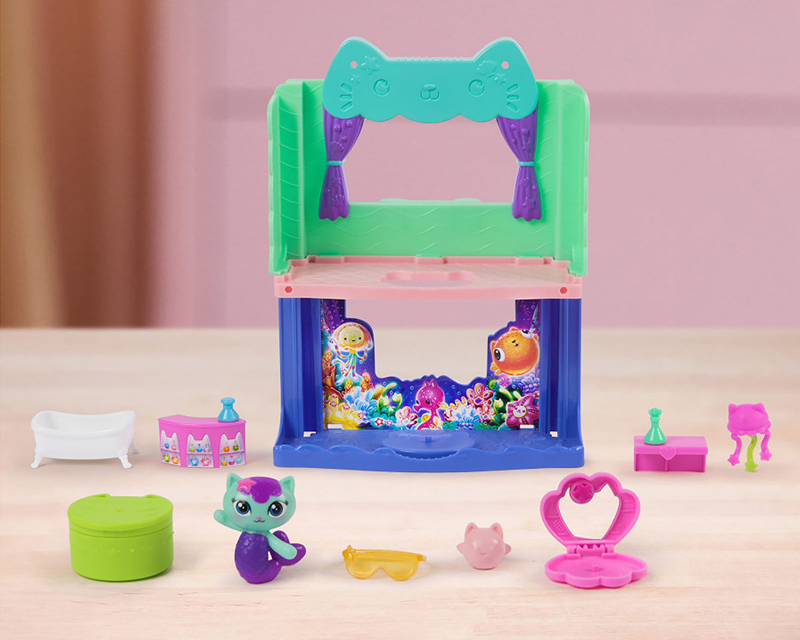 Foto 5 pulgar | Foto 4 | Set de Baño Mercat Gabby's Dollhouse la Película con Accesorios