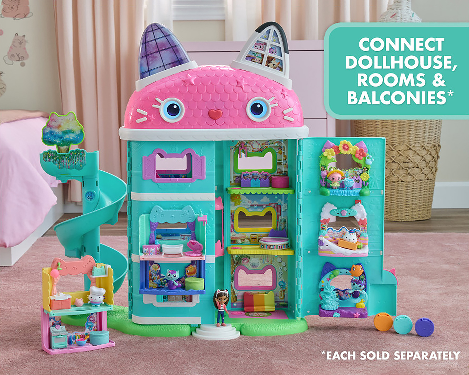 Foto 6 pulgar | Foto 5 | Set de Figuras Gabbys Dollhouse la Película 6 Piezas