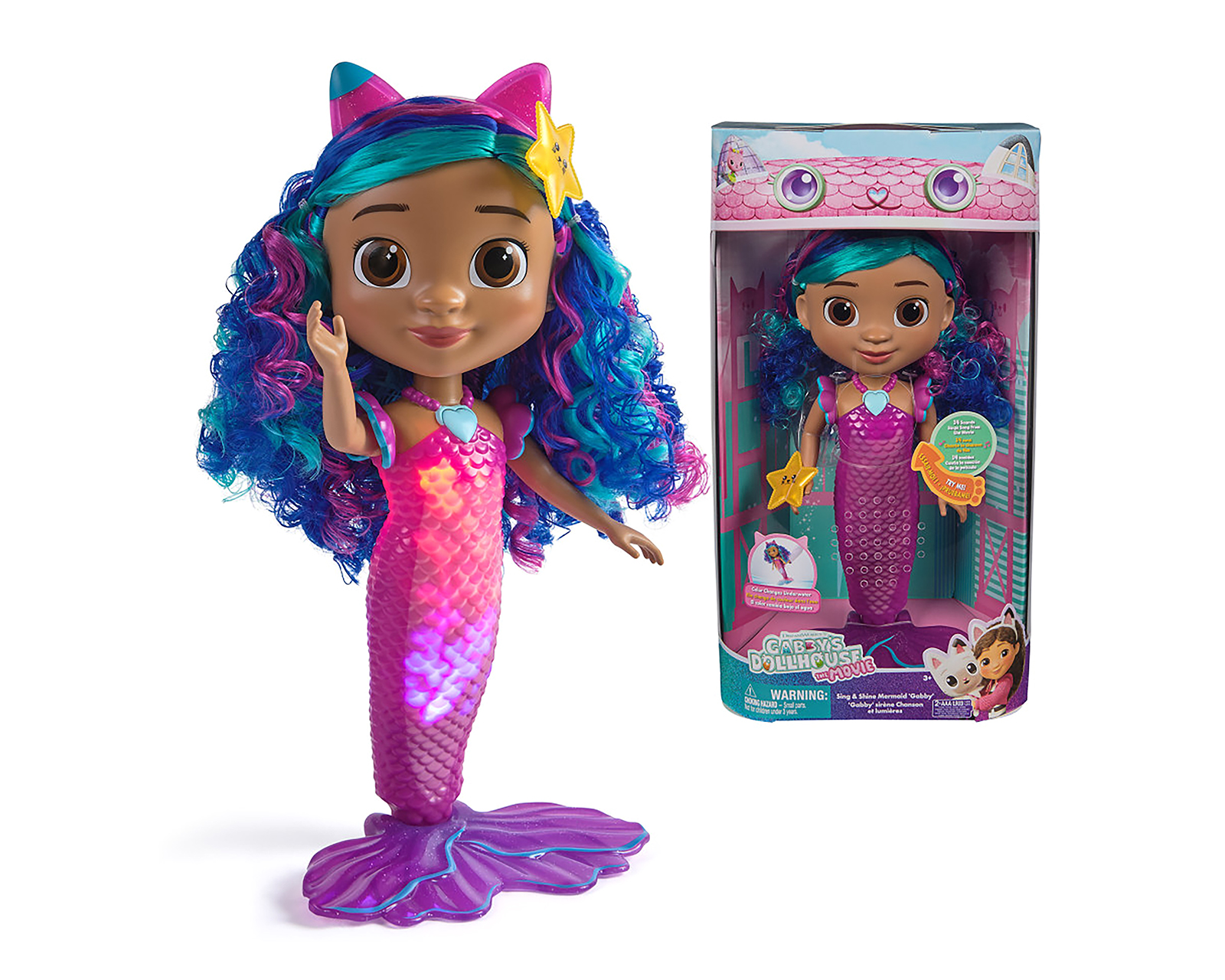 Foto 1 | Foto 1 | Muñeca Gabby's Dollhouse la Película Sirena