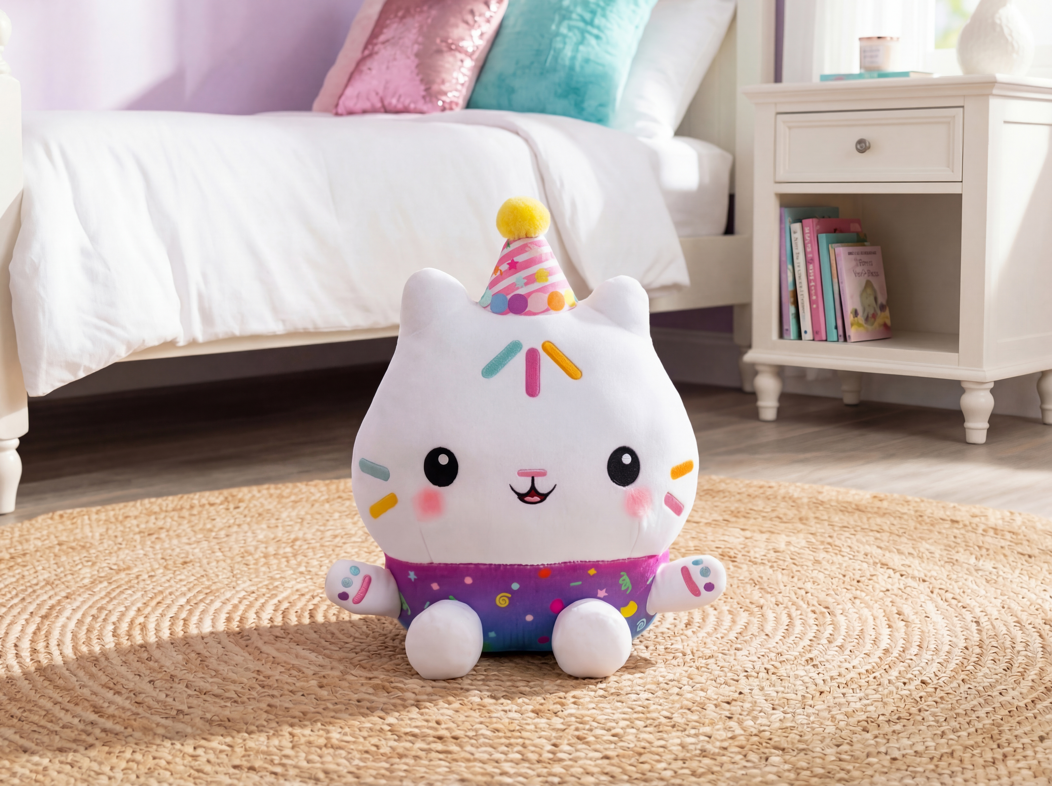 Foto 8 pulgar | Foto 7 | Cakey Cat Fiesta de Chispitas Gabby's Dollhouse con Luces y Sonidos