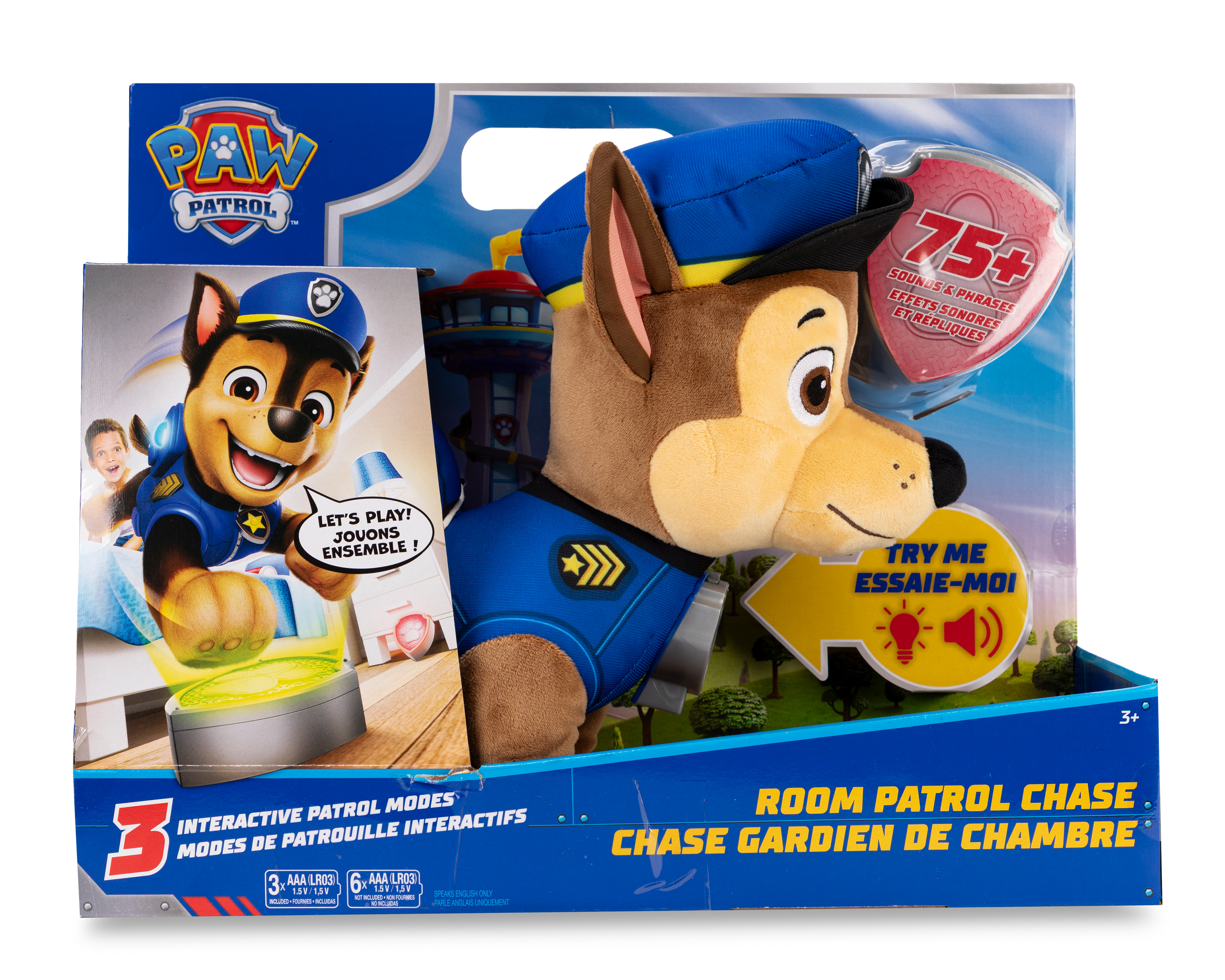Foto 4 | Foto 4 | Peluche Interactivo Chase Paw Patrol con Luz y Sonido