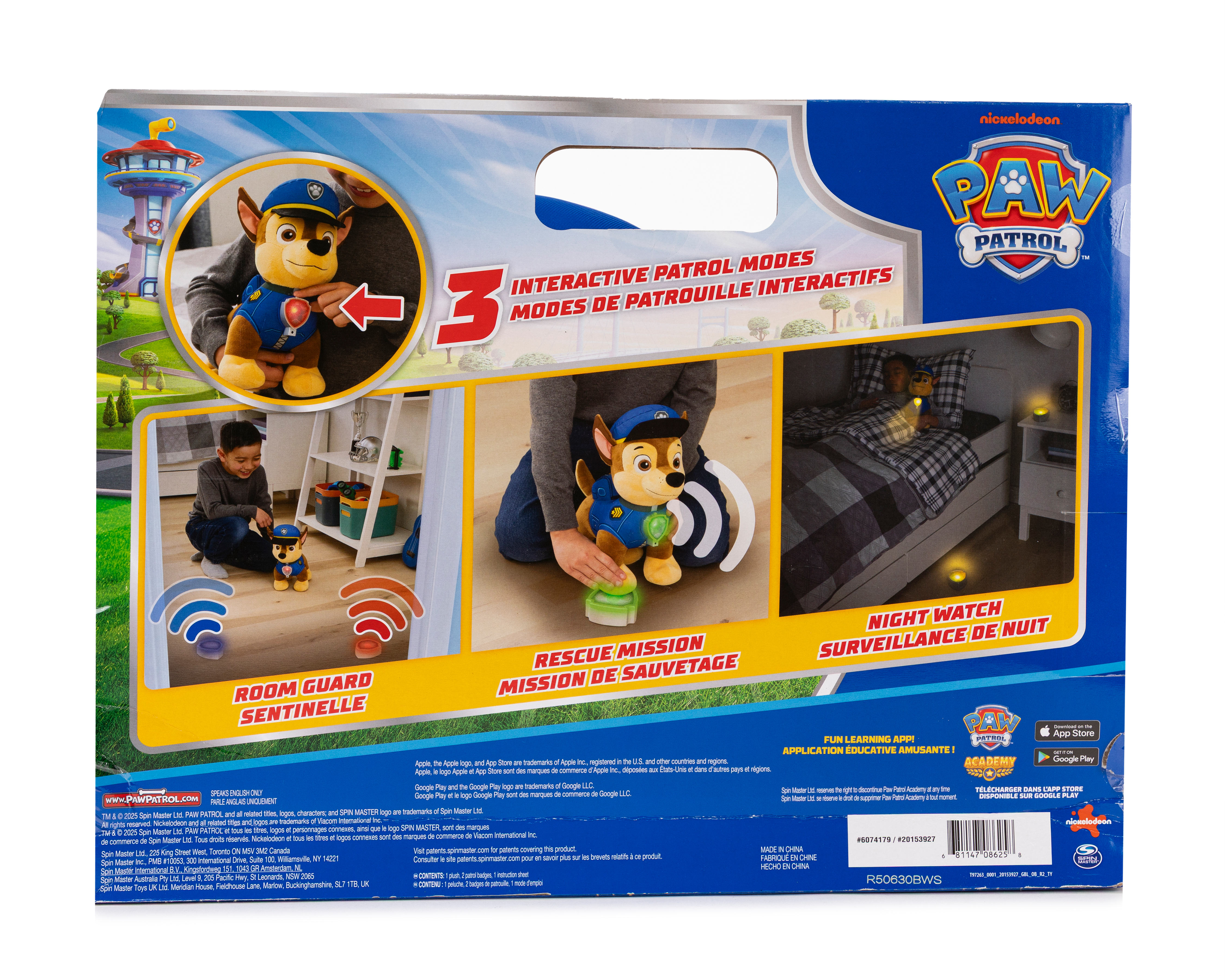 Foto 5 | Foto 5 | Peluche Interactivo Chase Paw Patrol con Luz y Sonido
