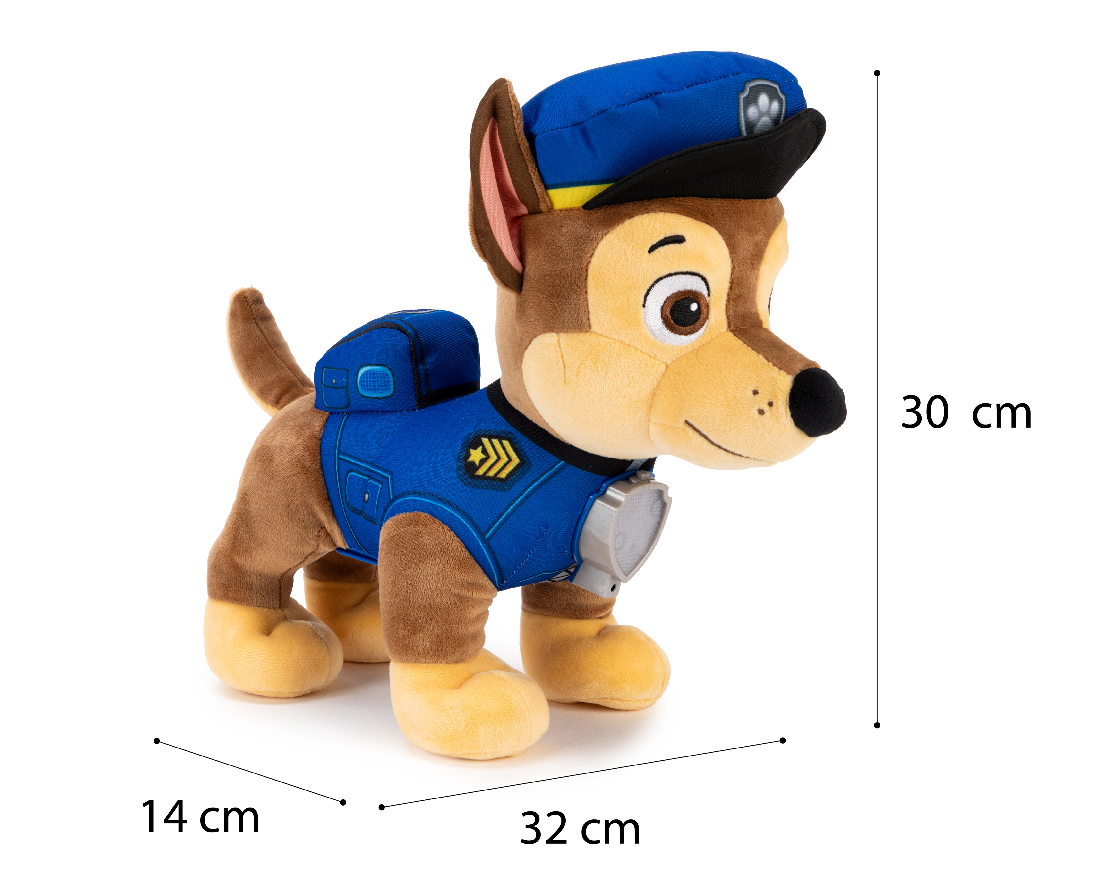 Foto 7 pulgar | Foto 6 | Peluche Interactivo Chase Paw Patrol con Luz y Sonido