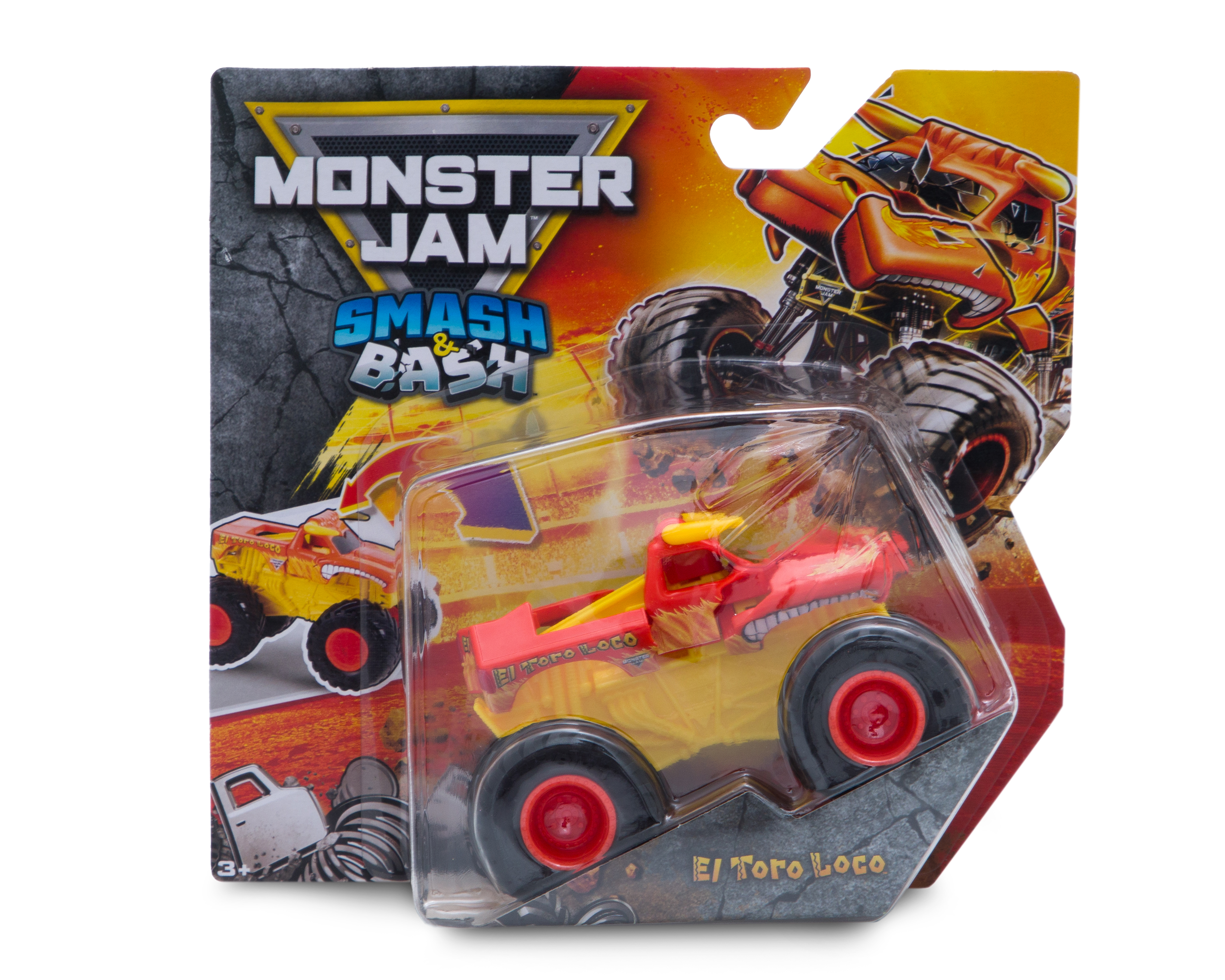 Foto 5 pulgar | Foto 4 | Carro el Toro Loco Monster Jam Smash & Bash