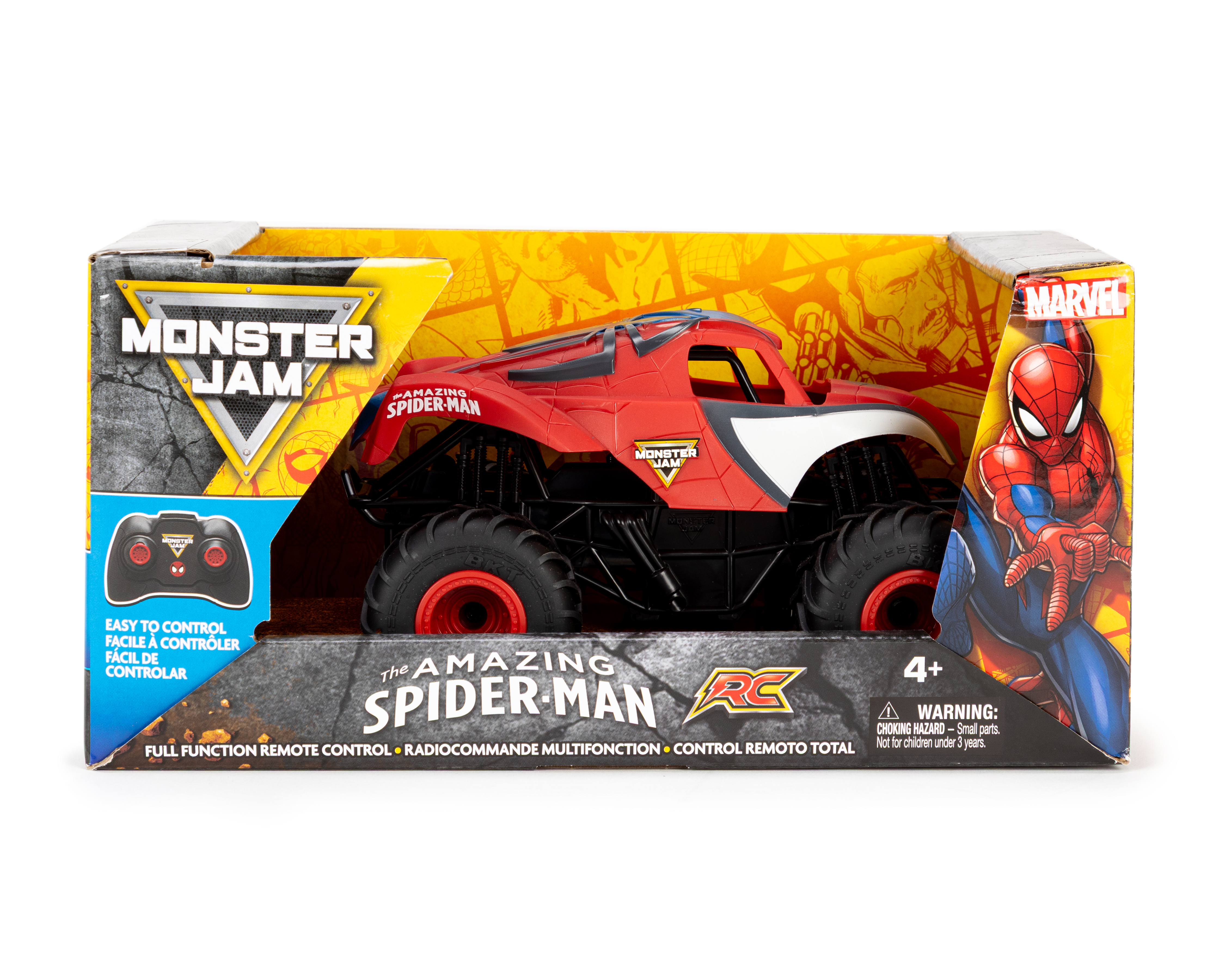 Foto 5 | Foto 5 | Carro de Control Remoto Monster Jam El Sorprendente Hombre Araña