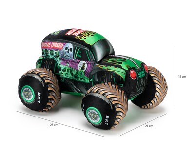 Foto 4 | Foto 4 | Peluche Monster Jam Grave Digger con Luces y Sonidos