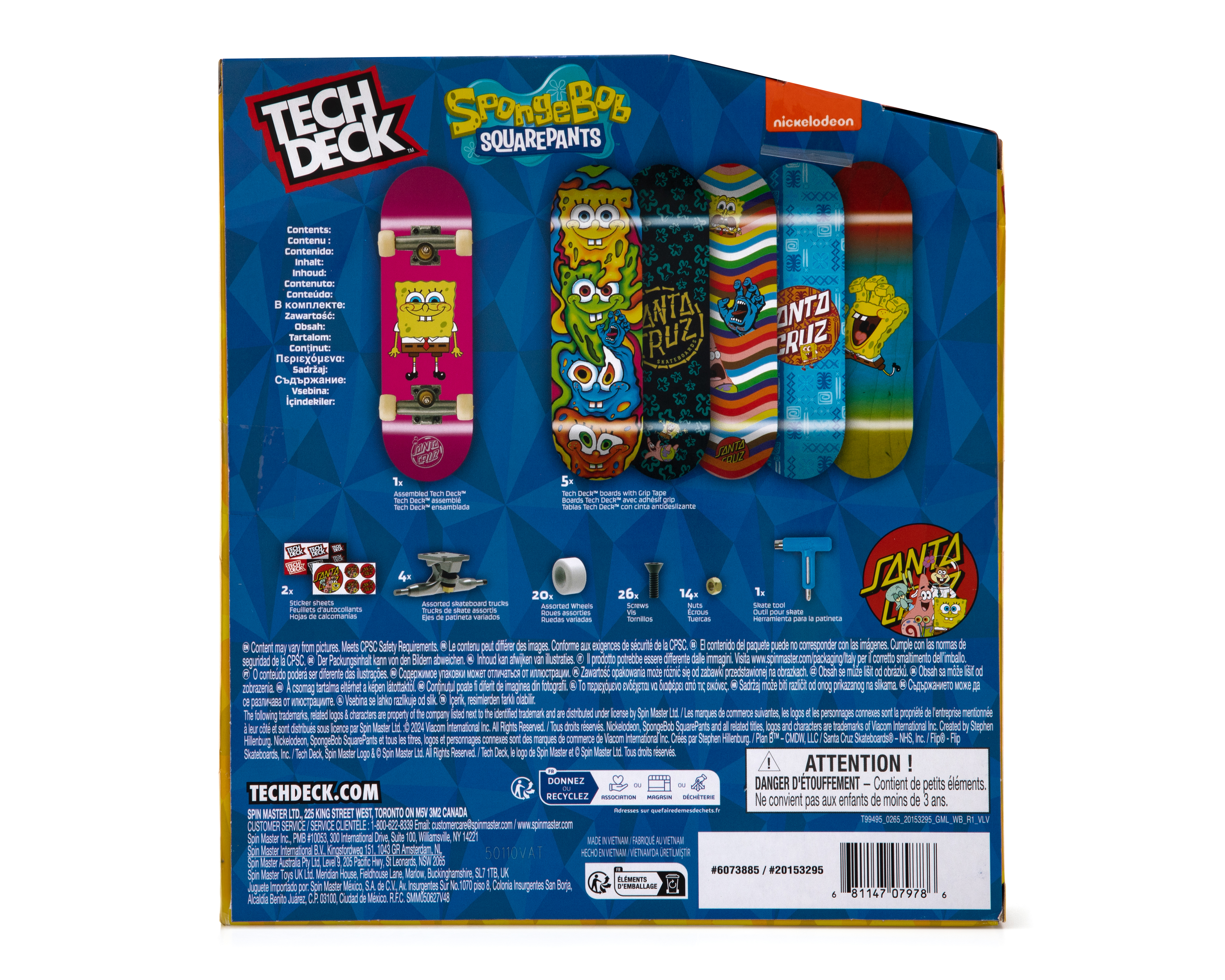 Foto 3 pulgar | Foto 2 | Patineta de Dedos Tech Deck Bob Esponja con Accesorios