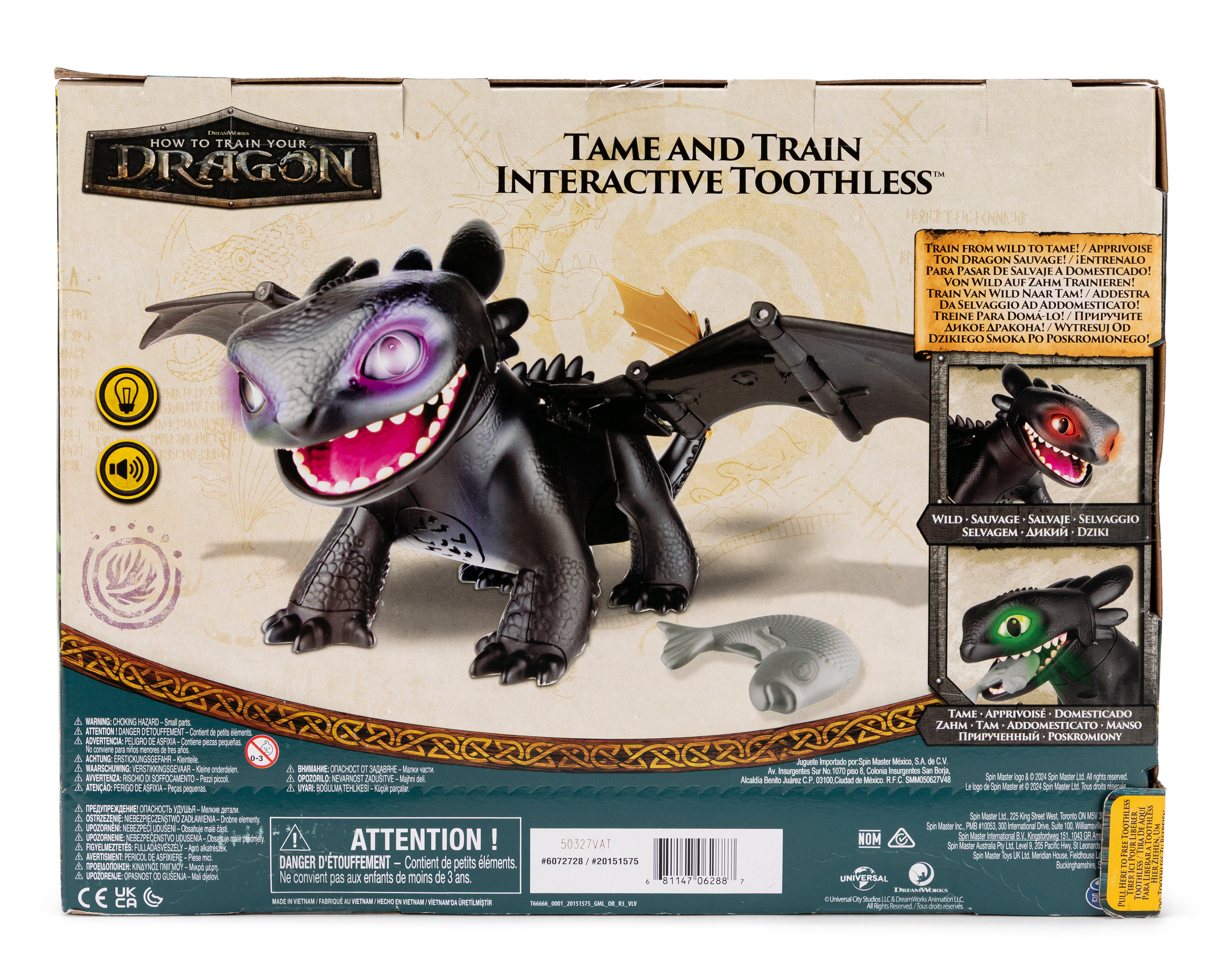 Foto 5 pulgar | Foto 4 | Chimuelo Interactivo Spin Master Cómo Entrenar a tu Dragón con Sonidos