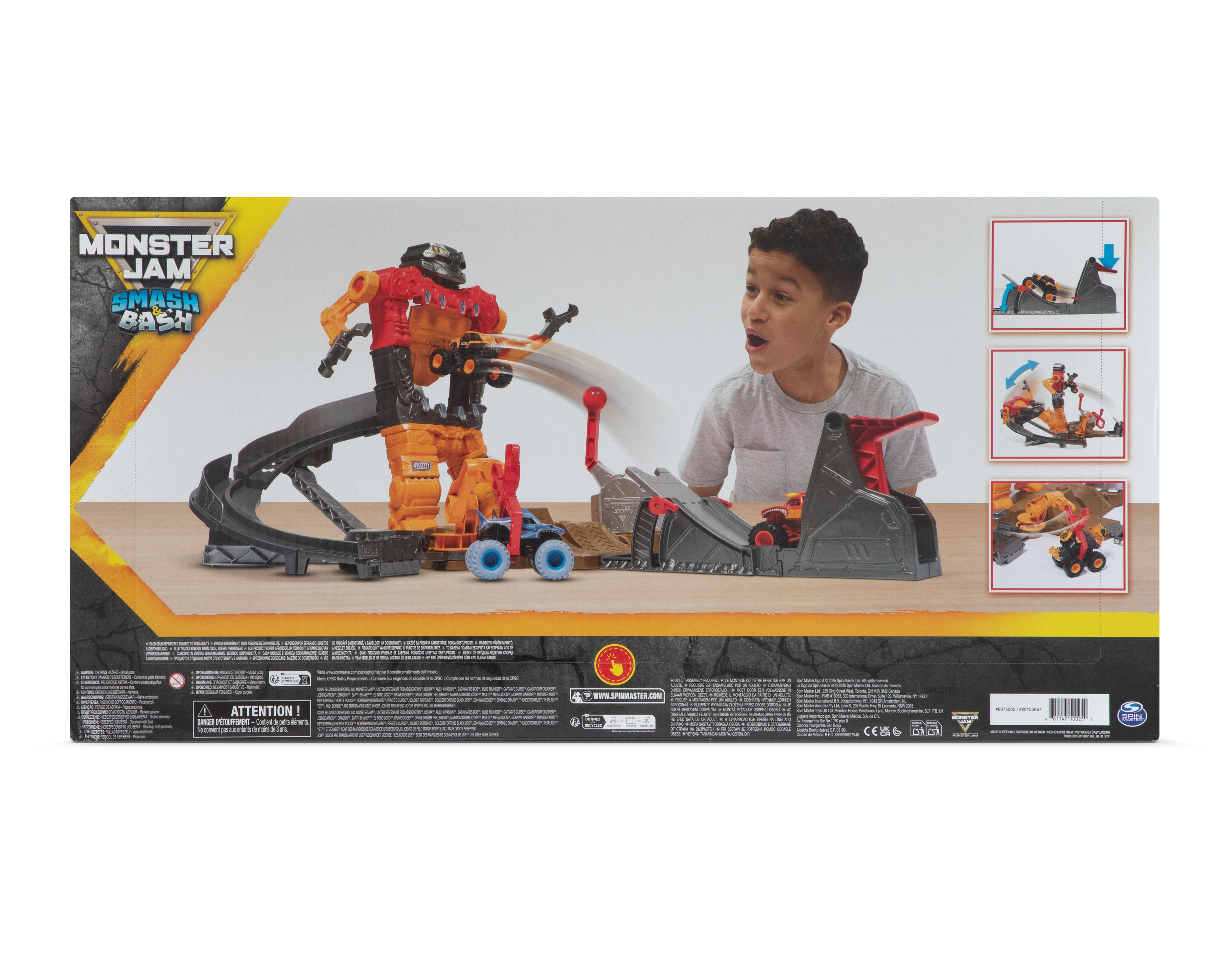 Foto 3 pulgar | Foto 2 | Pista de Carrreras Monster Jam Smash & Bash