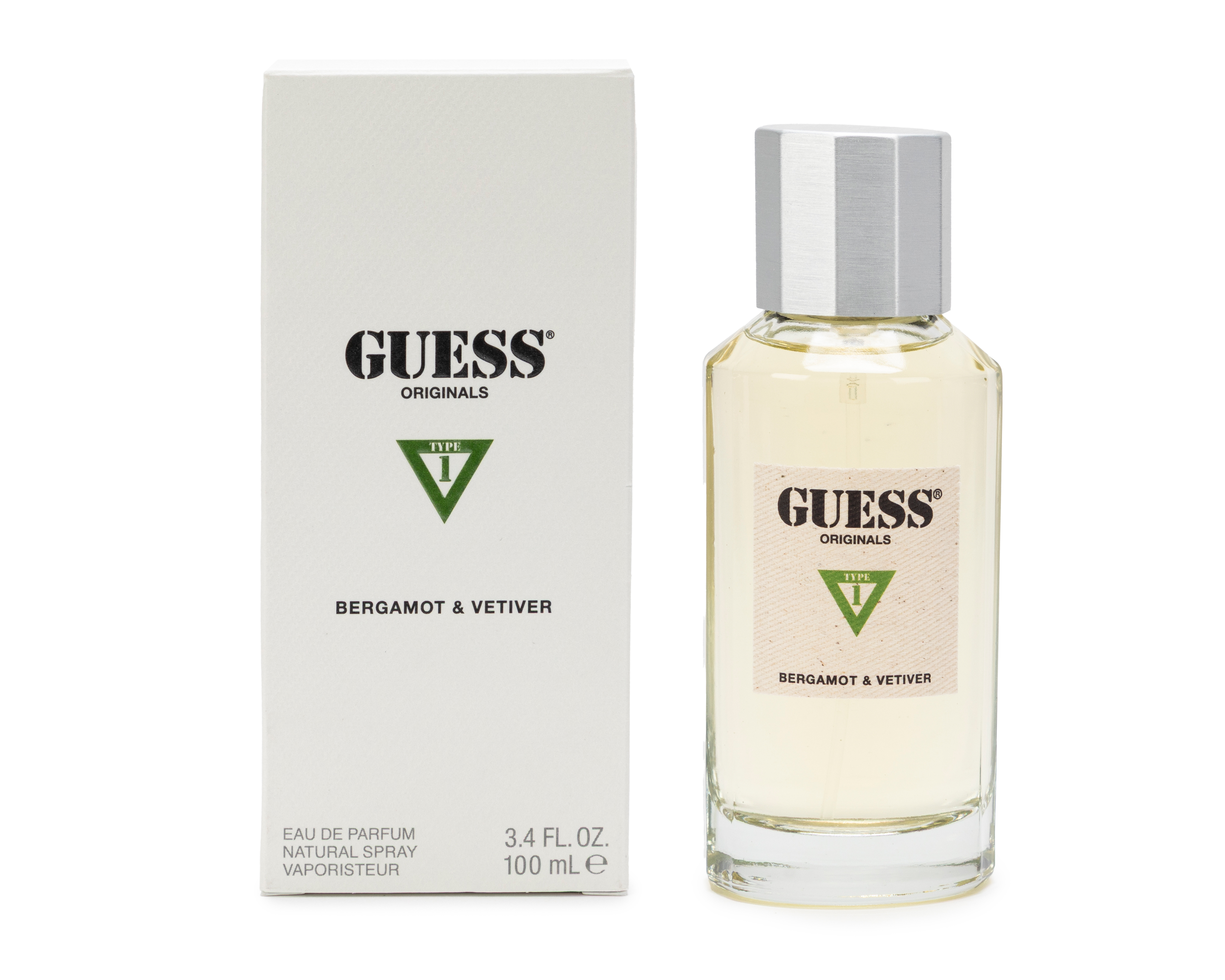 Foto 2 pulgar | Foto 1 | Perfume Guess Type 1: Bergamot & Vetiver Eau de Parfum 100 ml