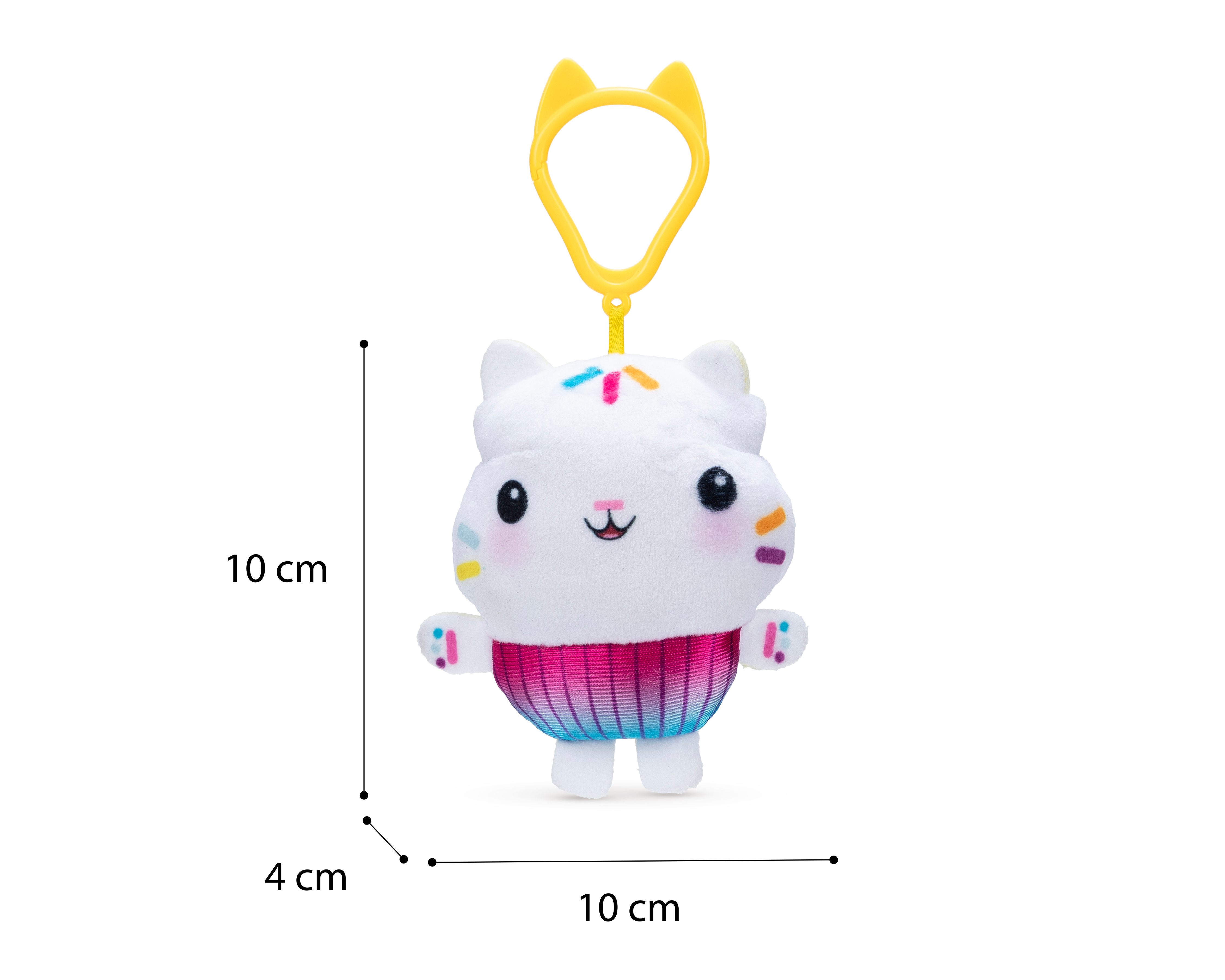 Foto 5 pulgar | Foto 4 | Peluche con Clip Gabby's Dollhouse Cat-errific Celebration