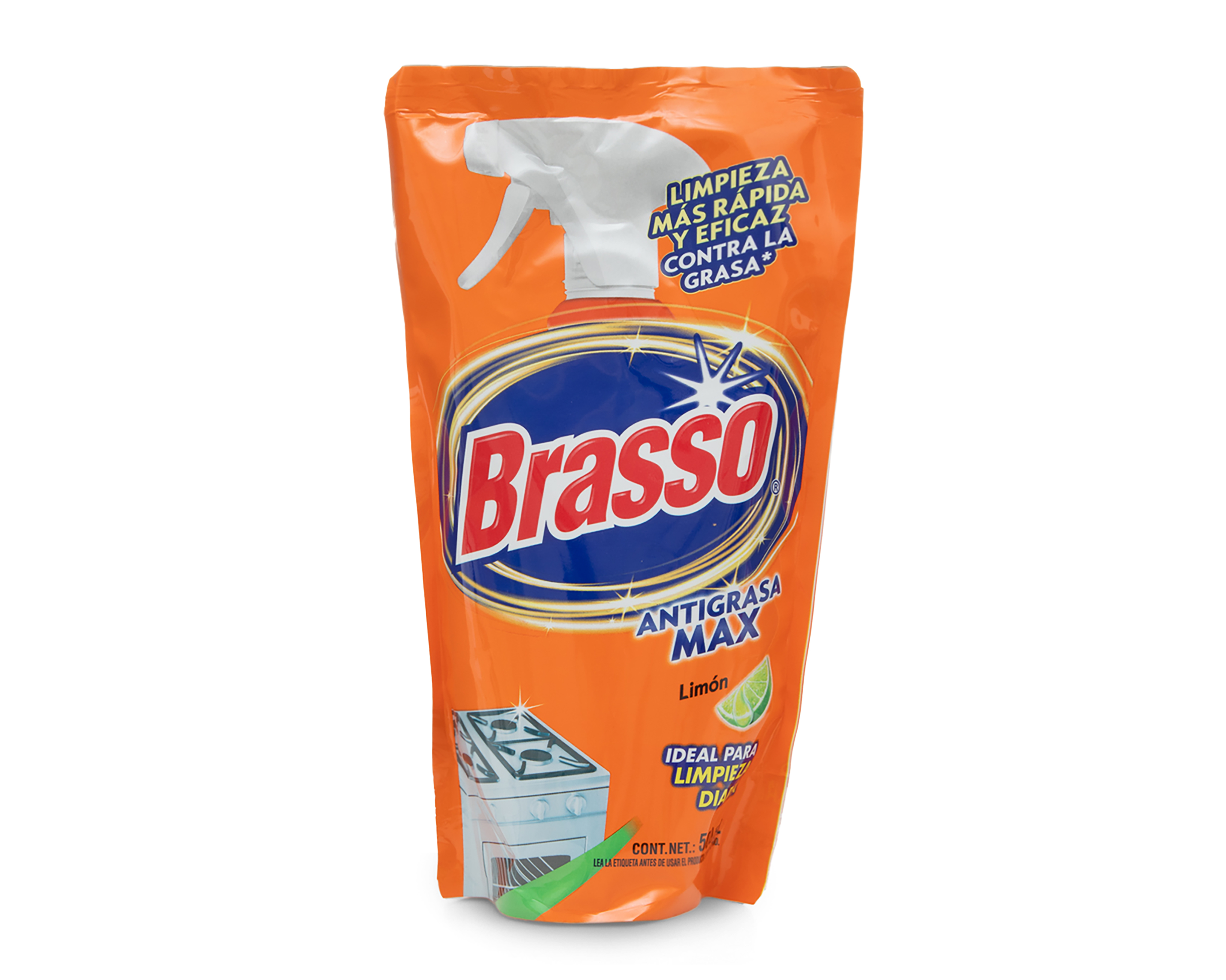 Foto 3 | Foto 3 | Desengrasante Brasso Antigrasa Max Limón con Repuesto