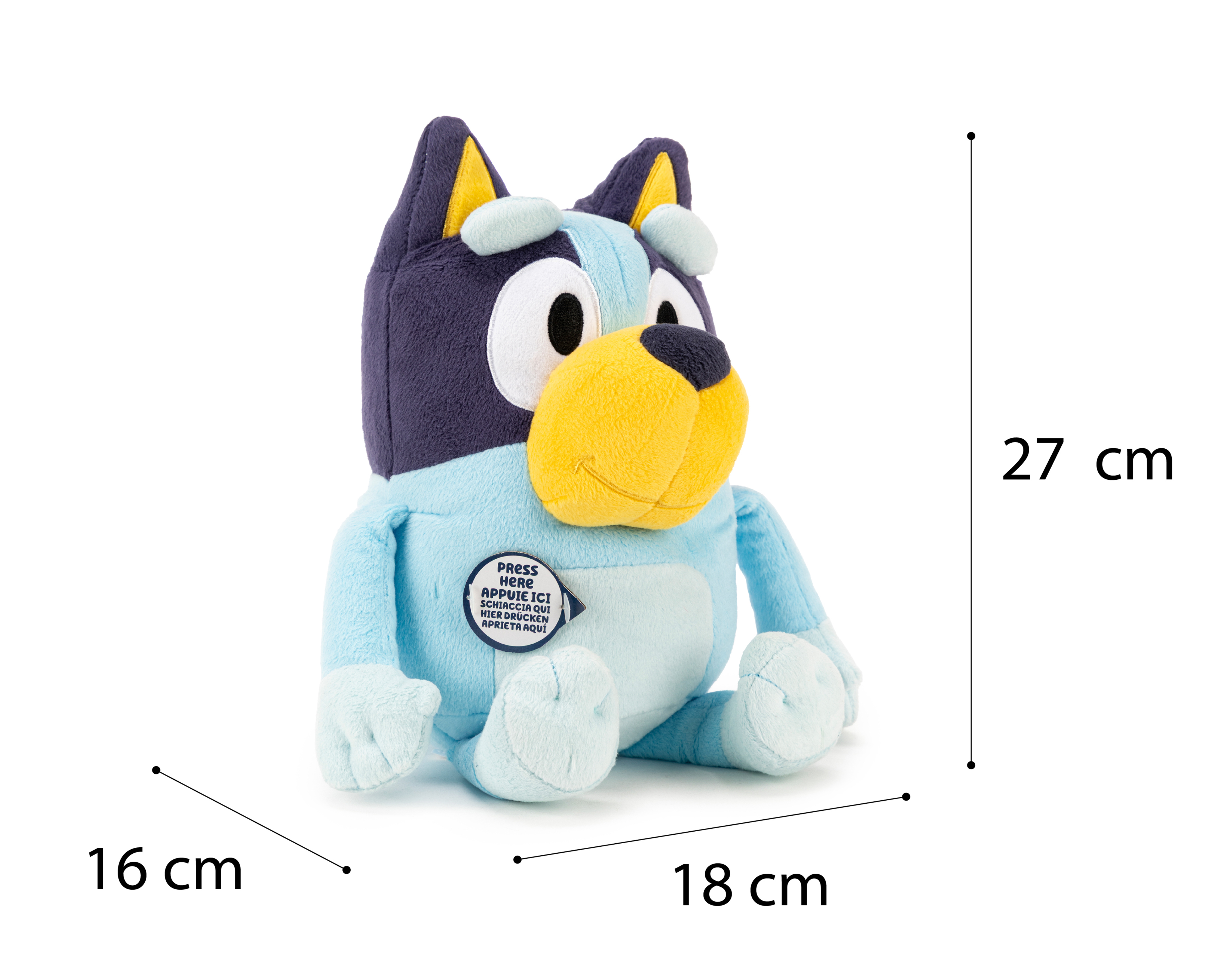 Foto 6 | Foto 6 | Peluche Interactivo Bluey con Sonido