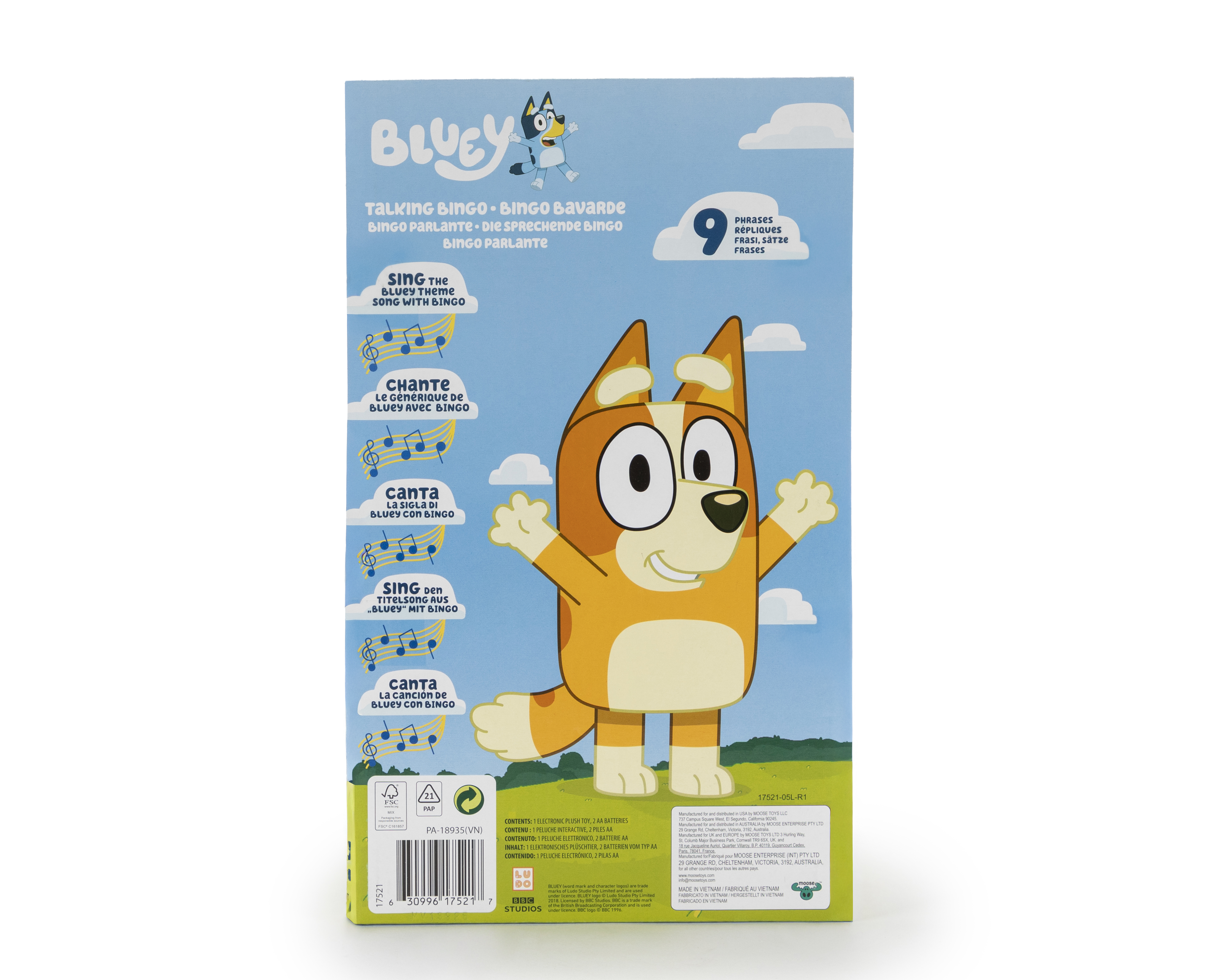 Foto 6 pulgar | Foto 5 | Peluche de Bingo Bluey con Sonidos