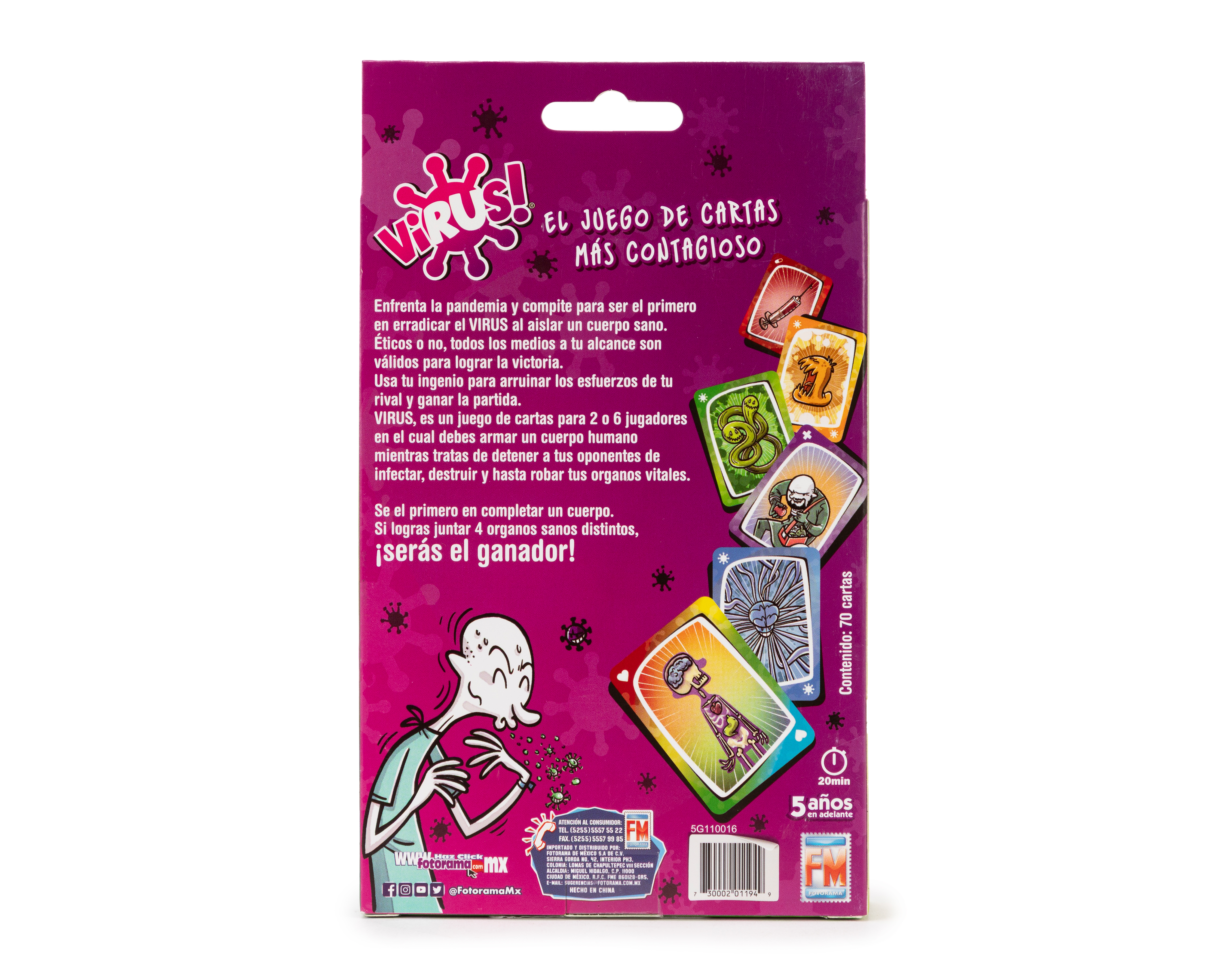 Foto 5 pulgar | Foto 4 | Juego de Mesa Virus! Fotorama