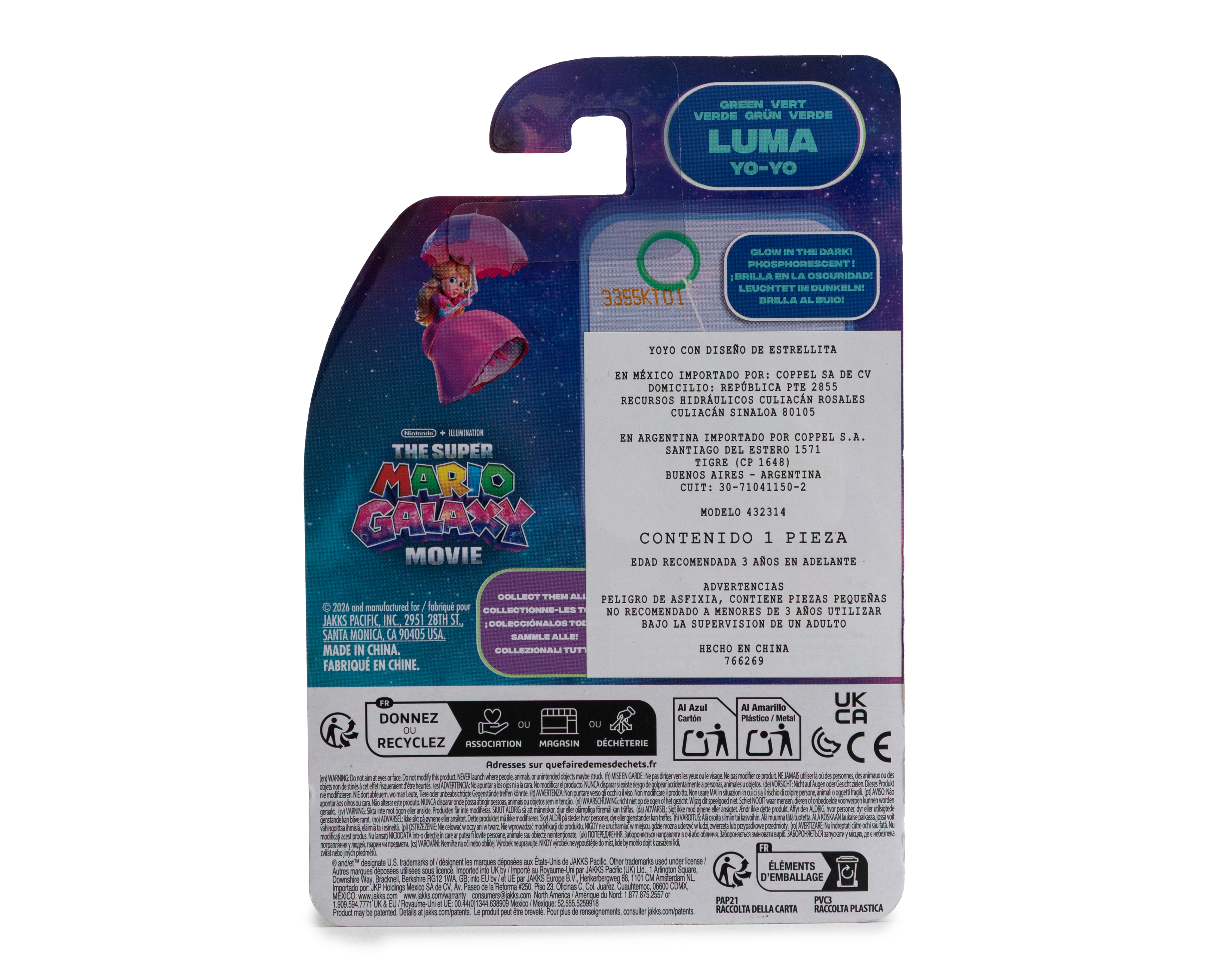 Foto 3 pulgar | Foto 2 | Yo-Yo The Super Mario Bros Movie 2 Luma