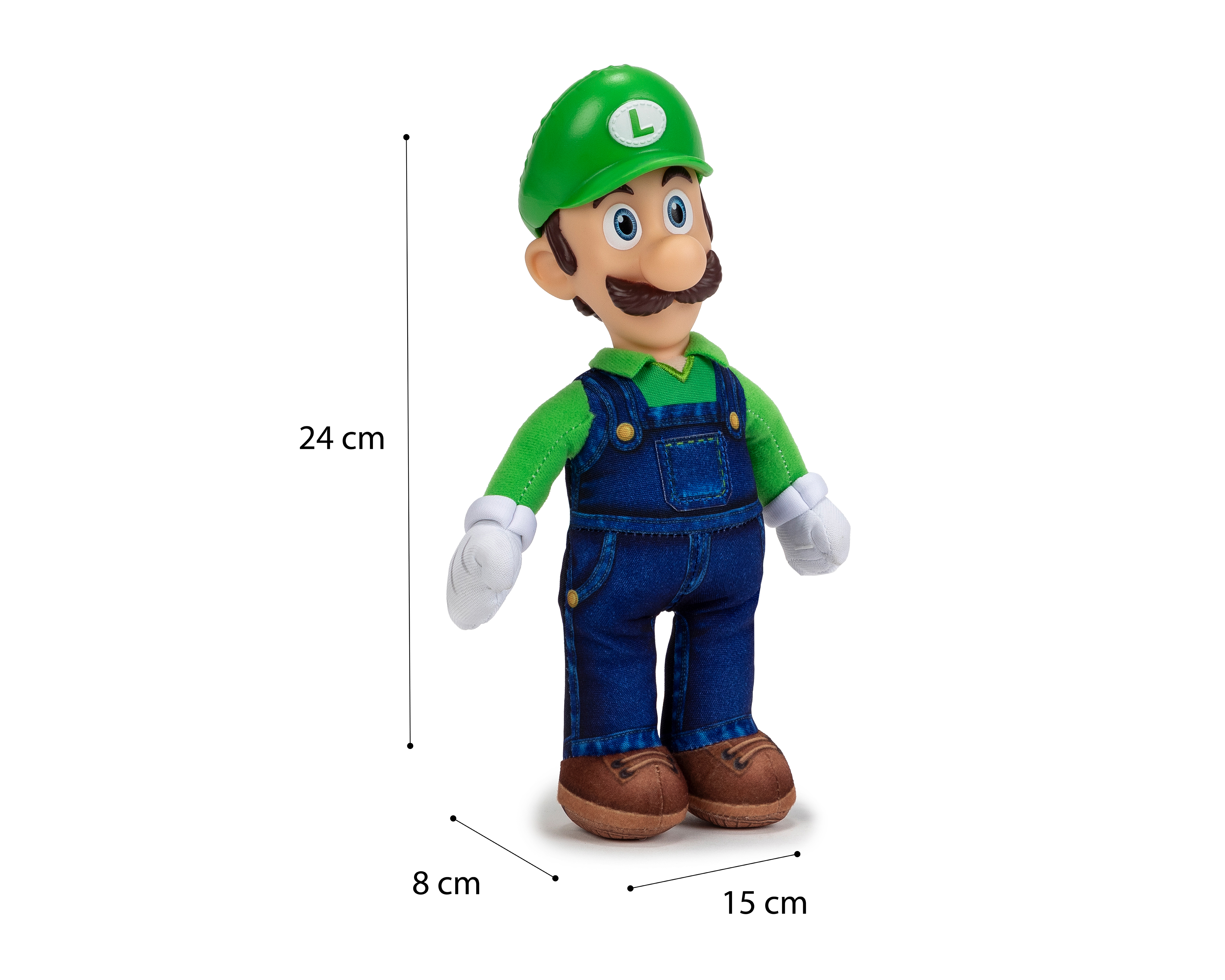 Foto 5 pulgar | Foto 4 | Peluche The Super Mario Bros Movie 2 1 Pieza al Azar