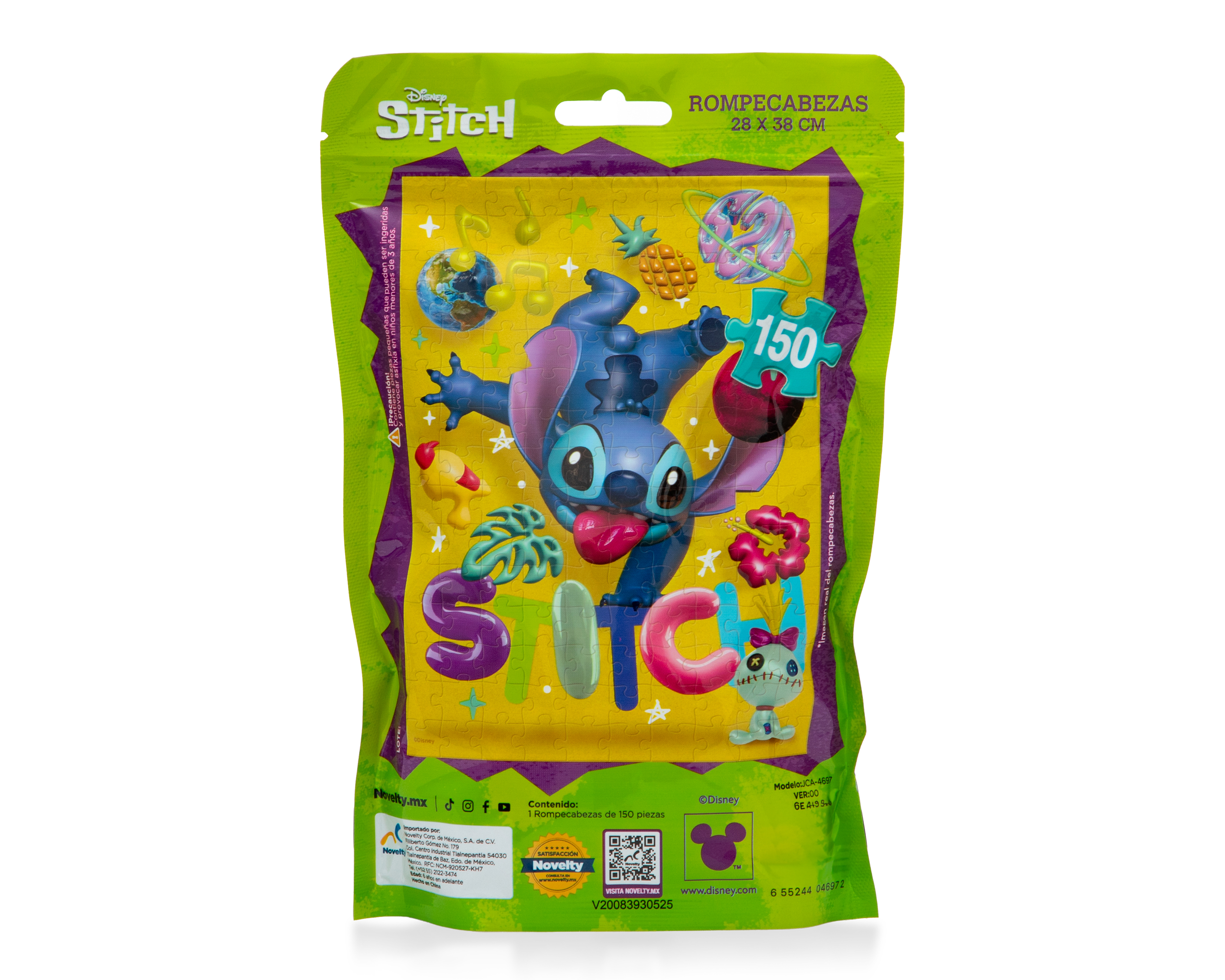 Foto 3 pulgar | Foto 2 | Rompecabezas Stitch Novelty 150 Piezas