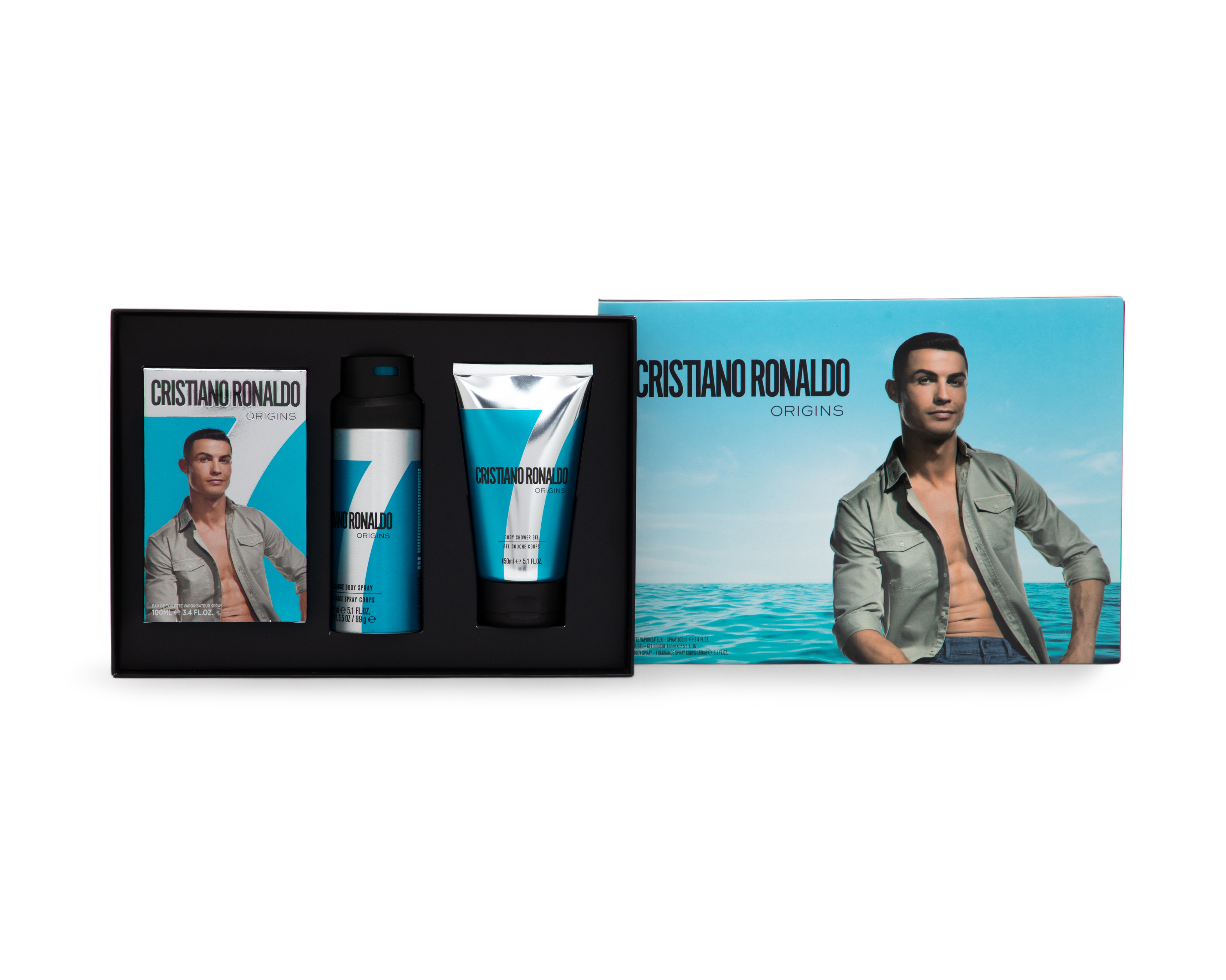 Foto 4 | Foto 4 | Estuche para Hombre Cristiano Ronaldo CR7 Origins 3 Piezas
