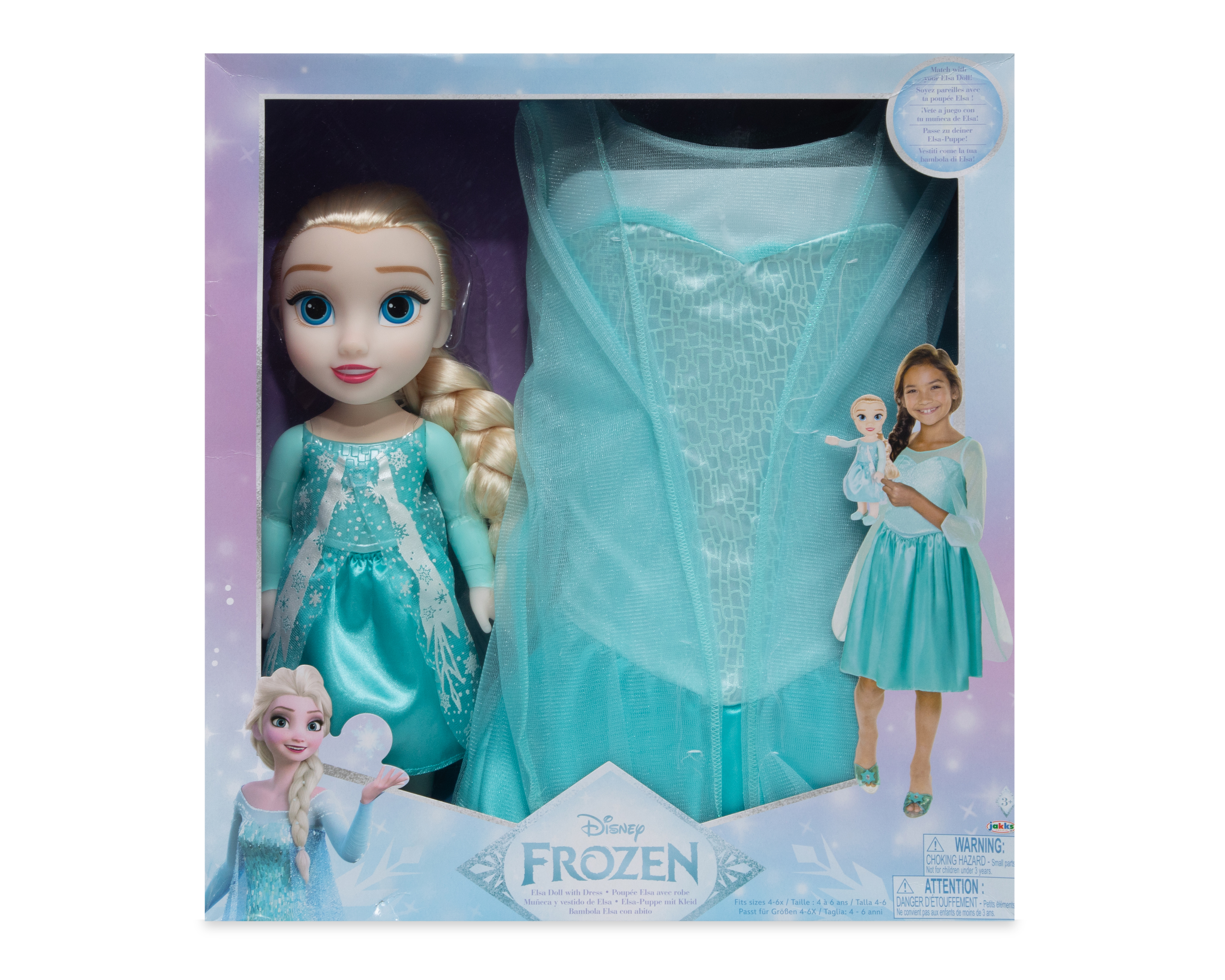 Foto 6 pulgar | Foto 5 | Muñeca Elsa Disney con Vestido