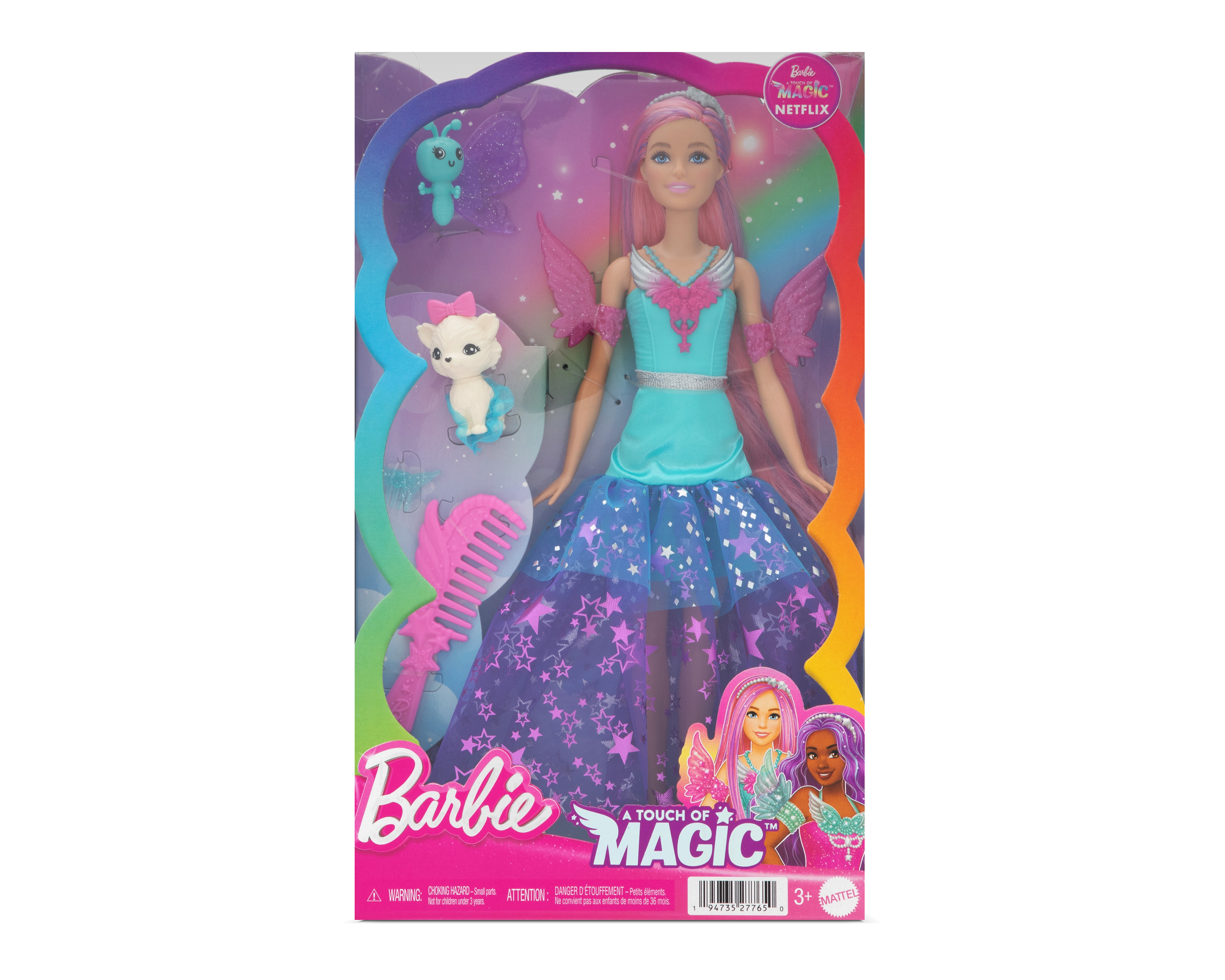 Foto 5 pulgar | Foto 4 | Muñeca Barbie A Touch of Magic Malibú