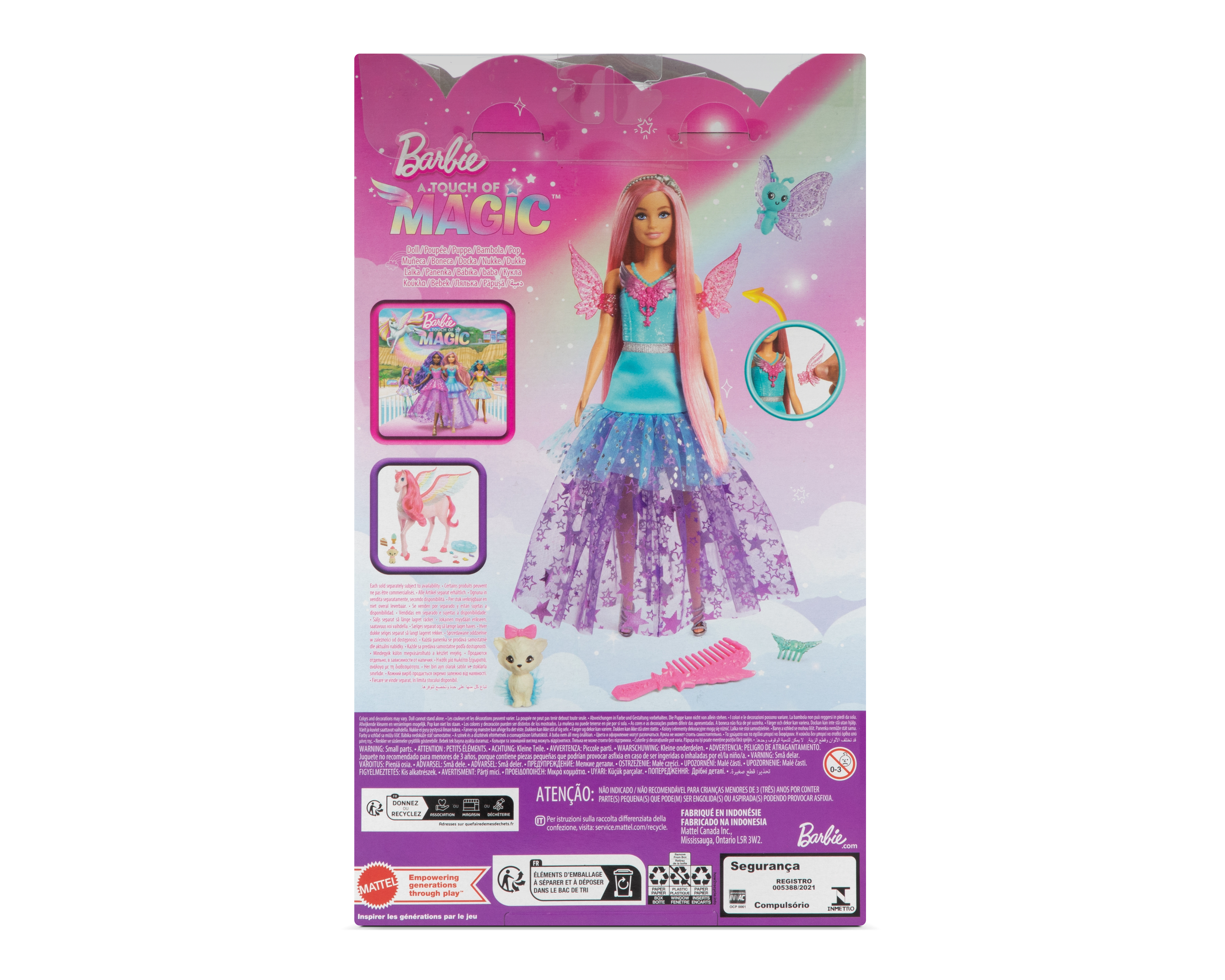 Foto 6 pulgar | Foto 5 | Muñeca Barbie A Touch of Magic Malibú