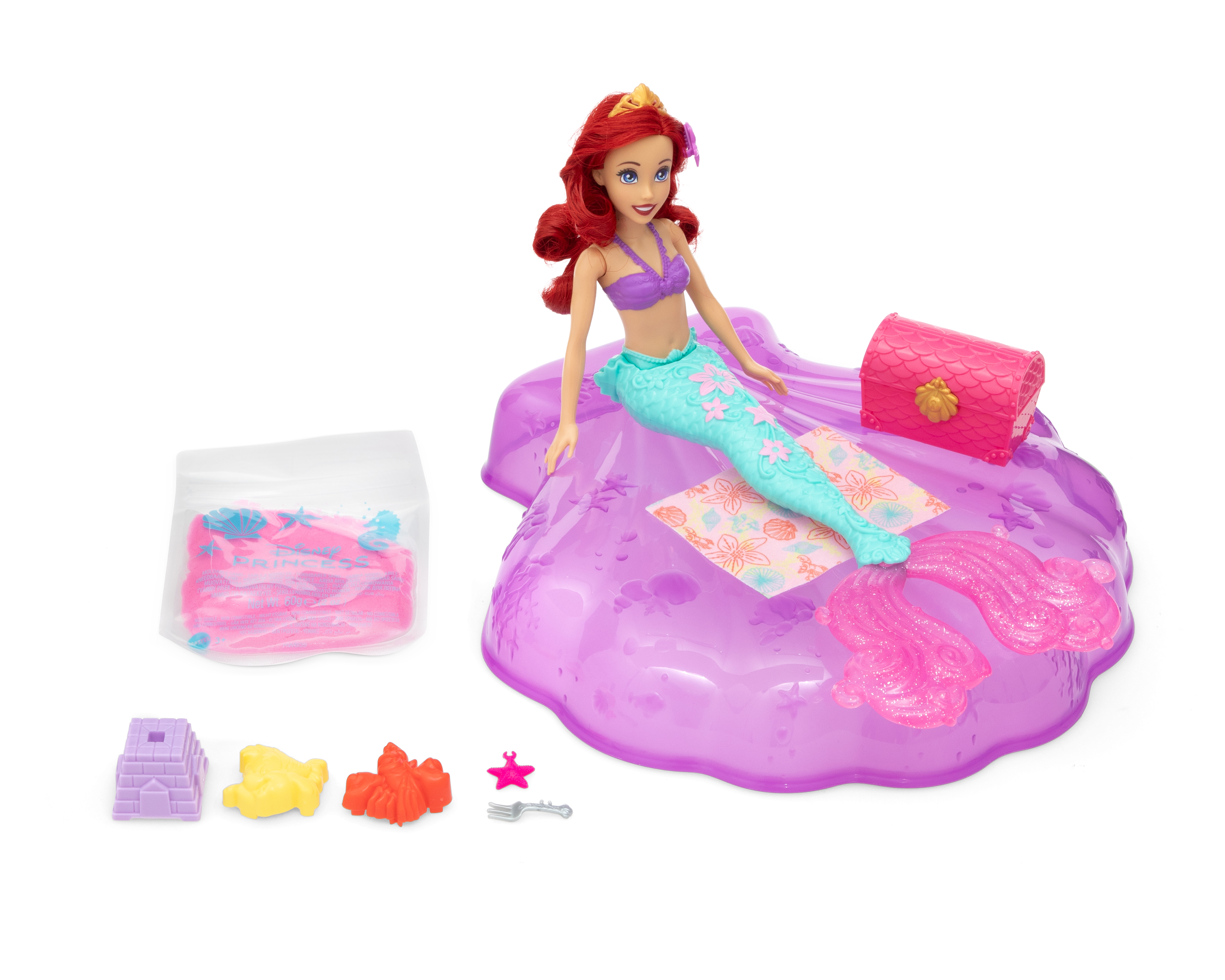 Muñeca Disney Princesas Ariel Agua y Arena