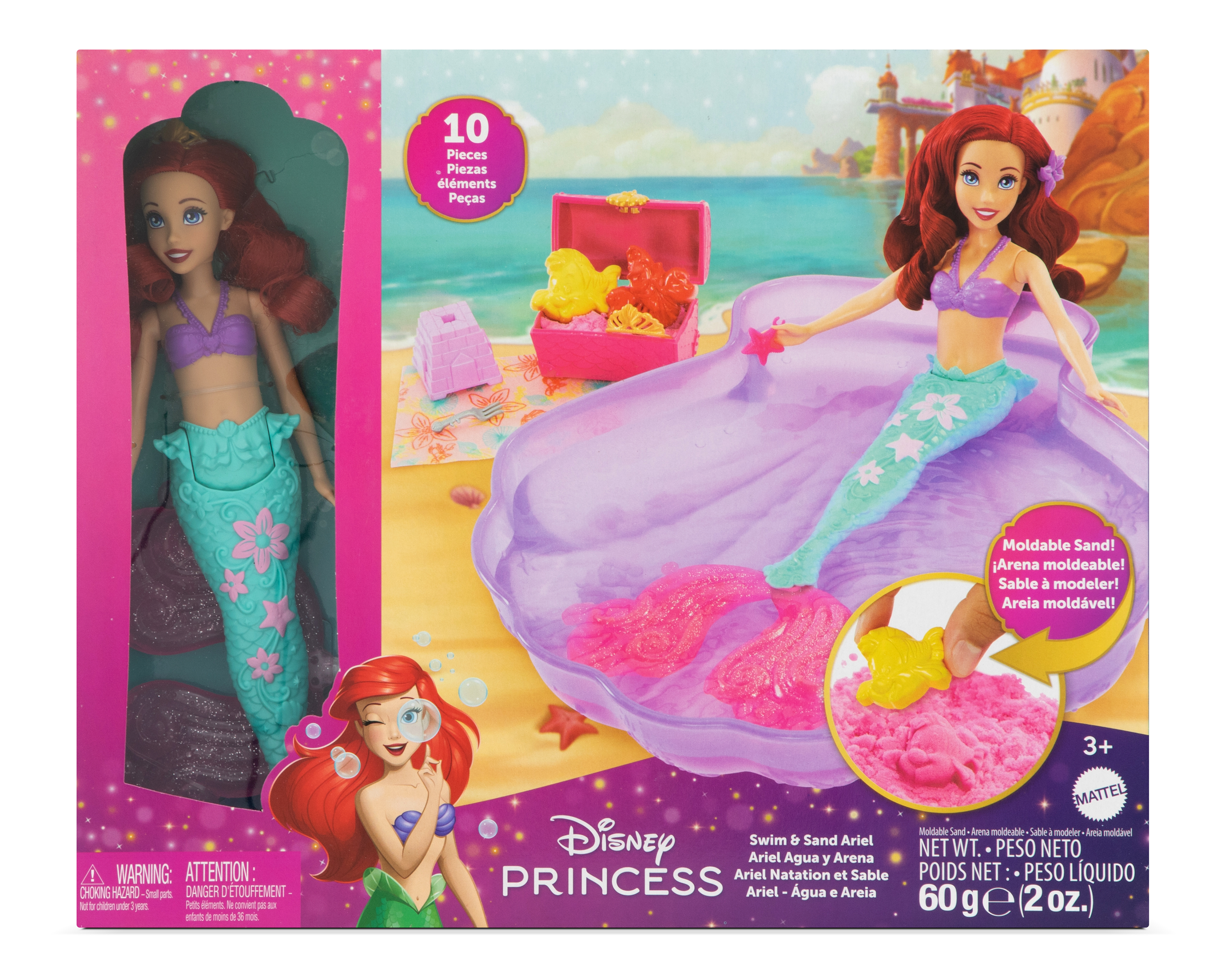 Foto 4 | Foto 4 | Muñeca Disney Princesas Ariel Agua y Arena