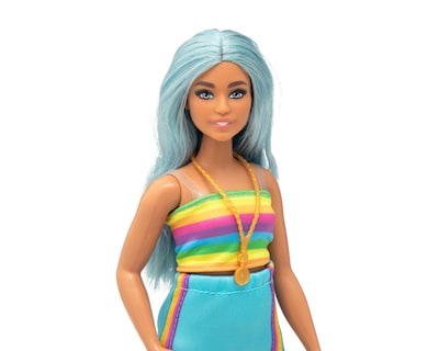 Foto 2 | Foto 2 | Muñeca Barbie Fashionista Cabello Azul