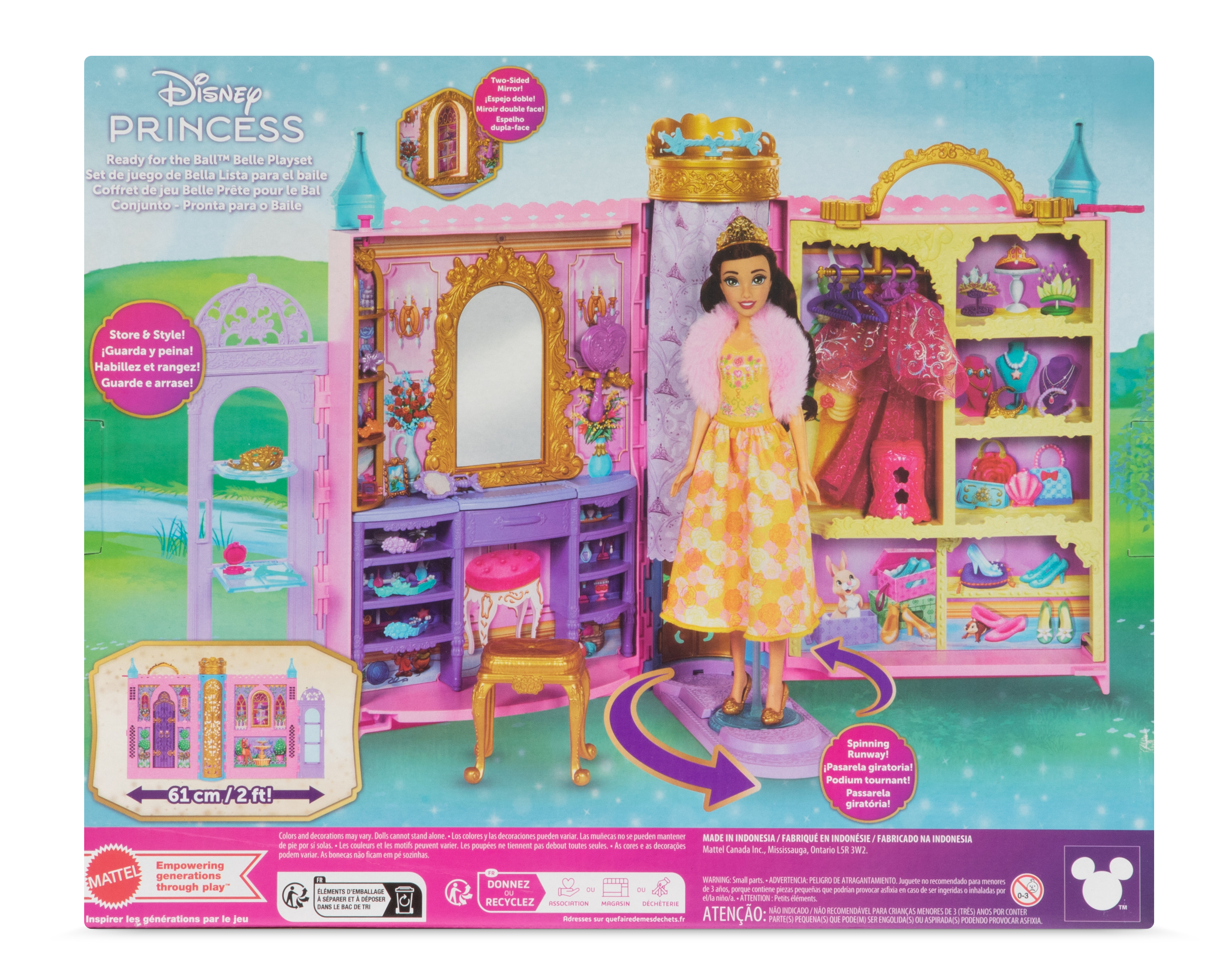 Foto 6 pulgar | Foto 5 | Muñeca Disney Princesas Bella Lista para el Baile