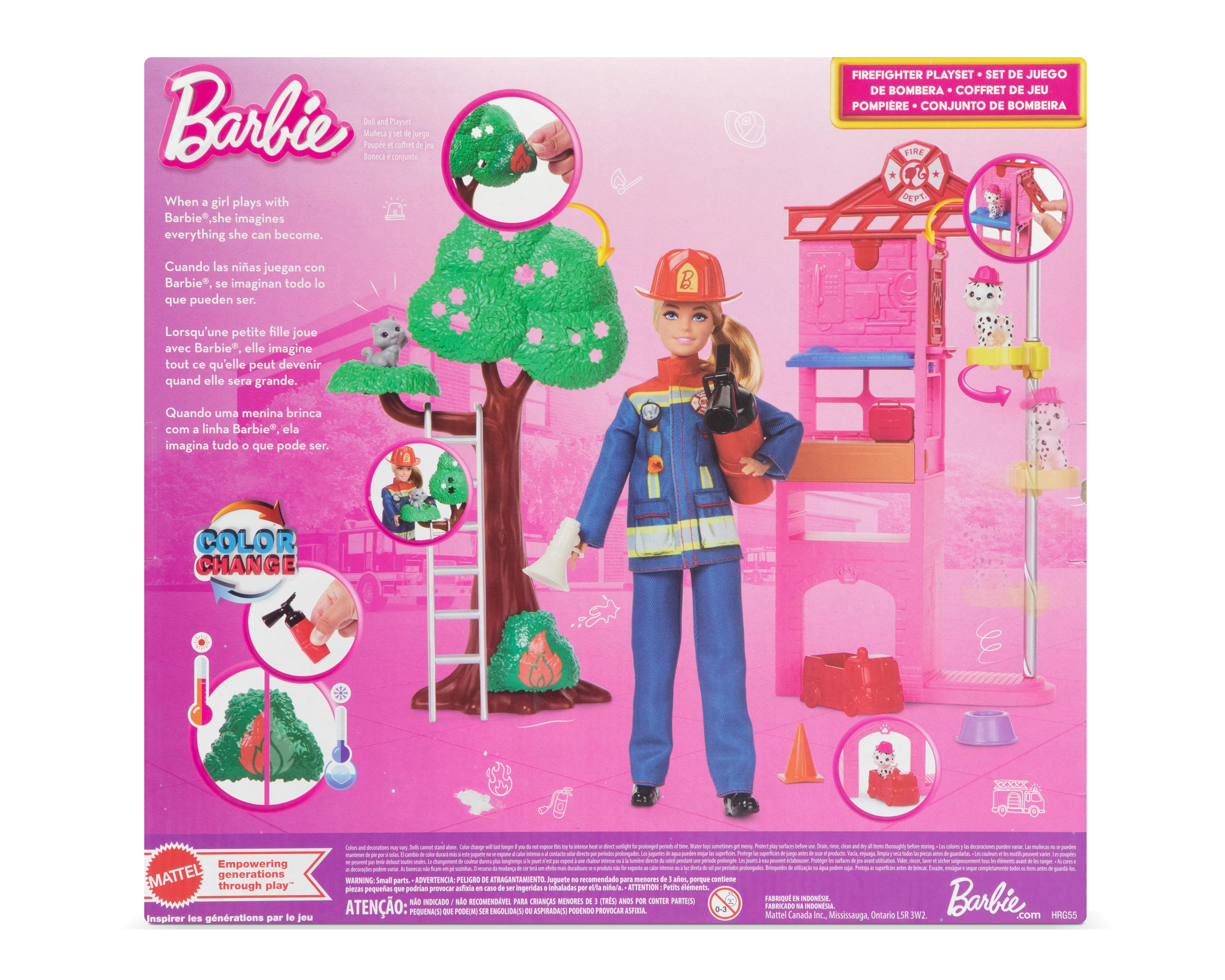 Foto 5 | Foto 5 | Muñeca Barbie Bombera al Rescate