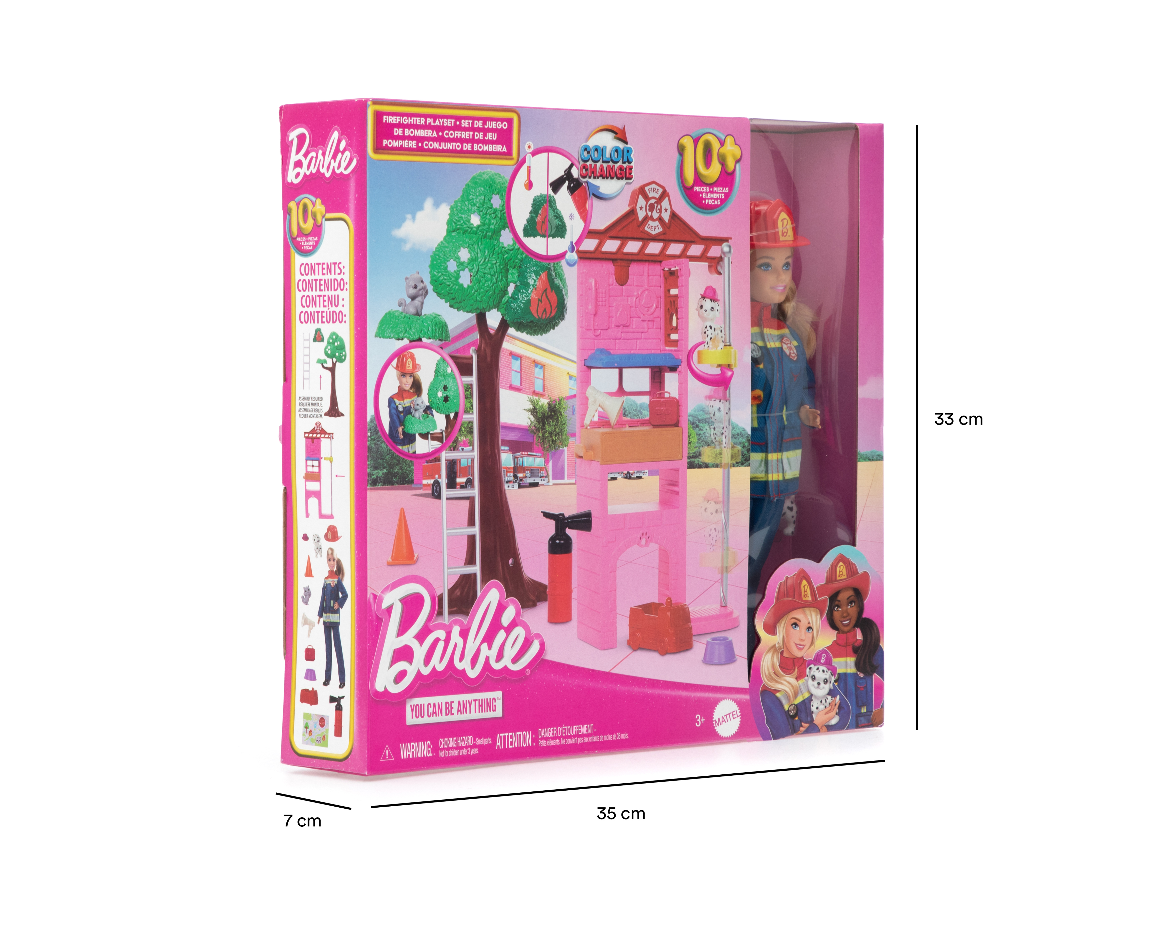 Foto 7 pulgar | Foto 6 | Muñeca Barbie Bombera al Rescate