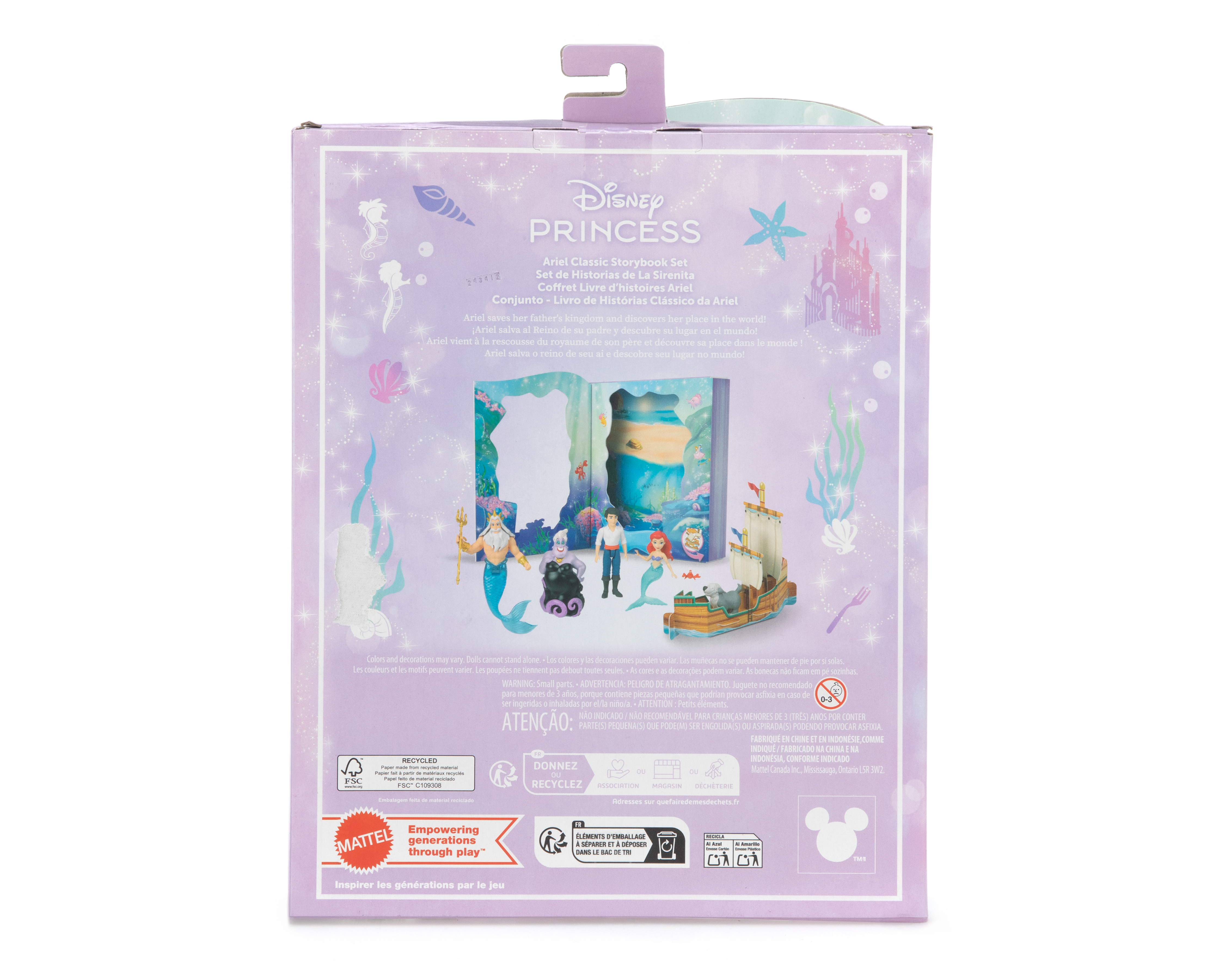 Foto 6 pulgar | Foto 5 | Figuras Disney Princesas Historias de la Sirenita