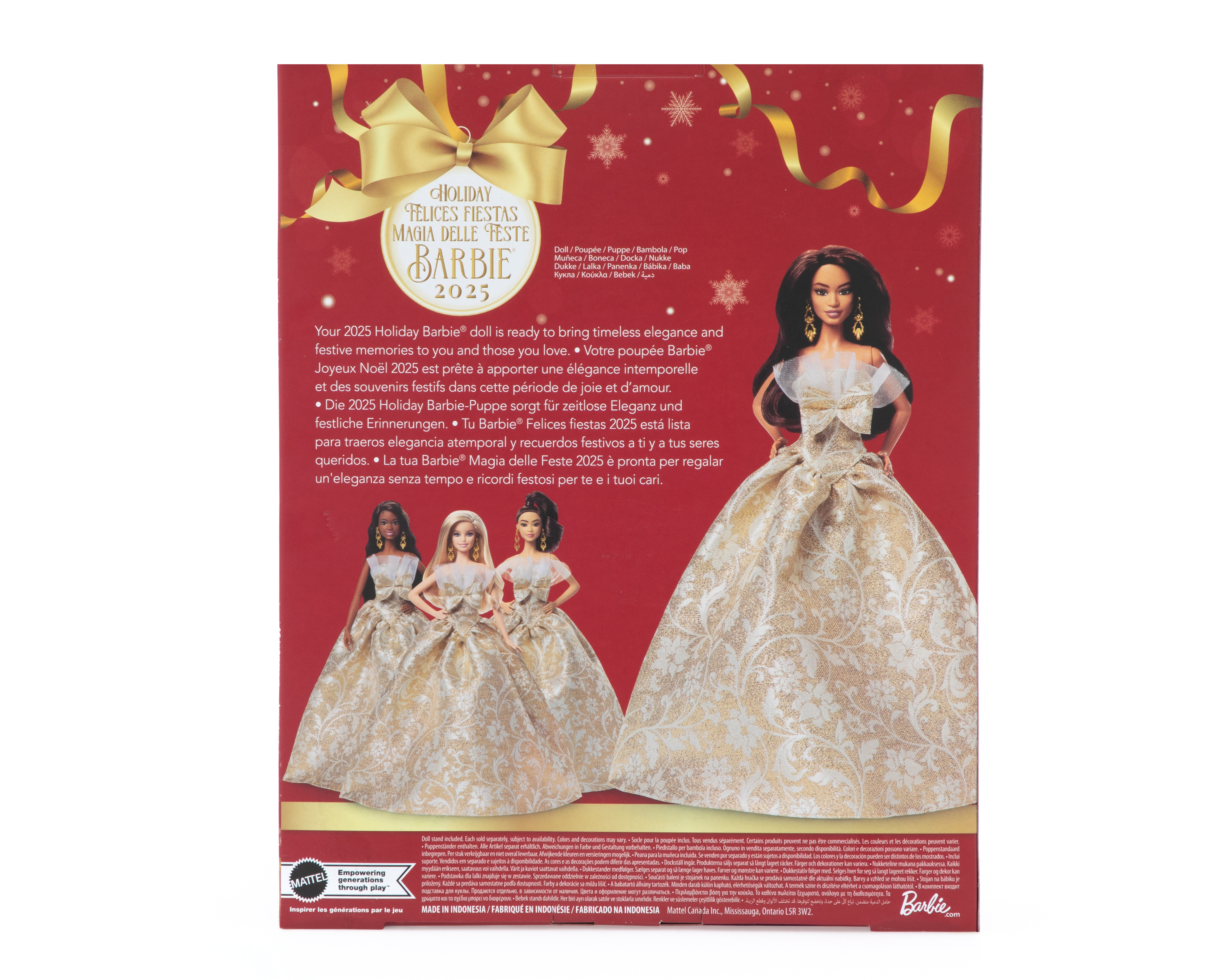 Foto 5 | Foto 5 | Muñeca Barbie de Colección Holiday