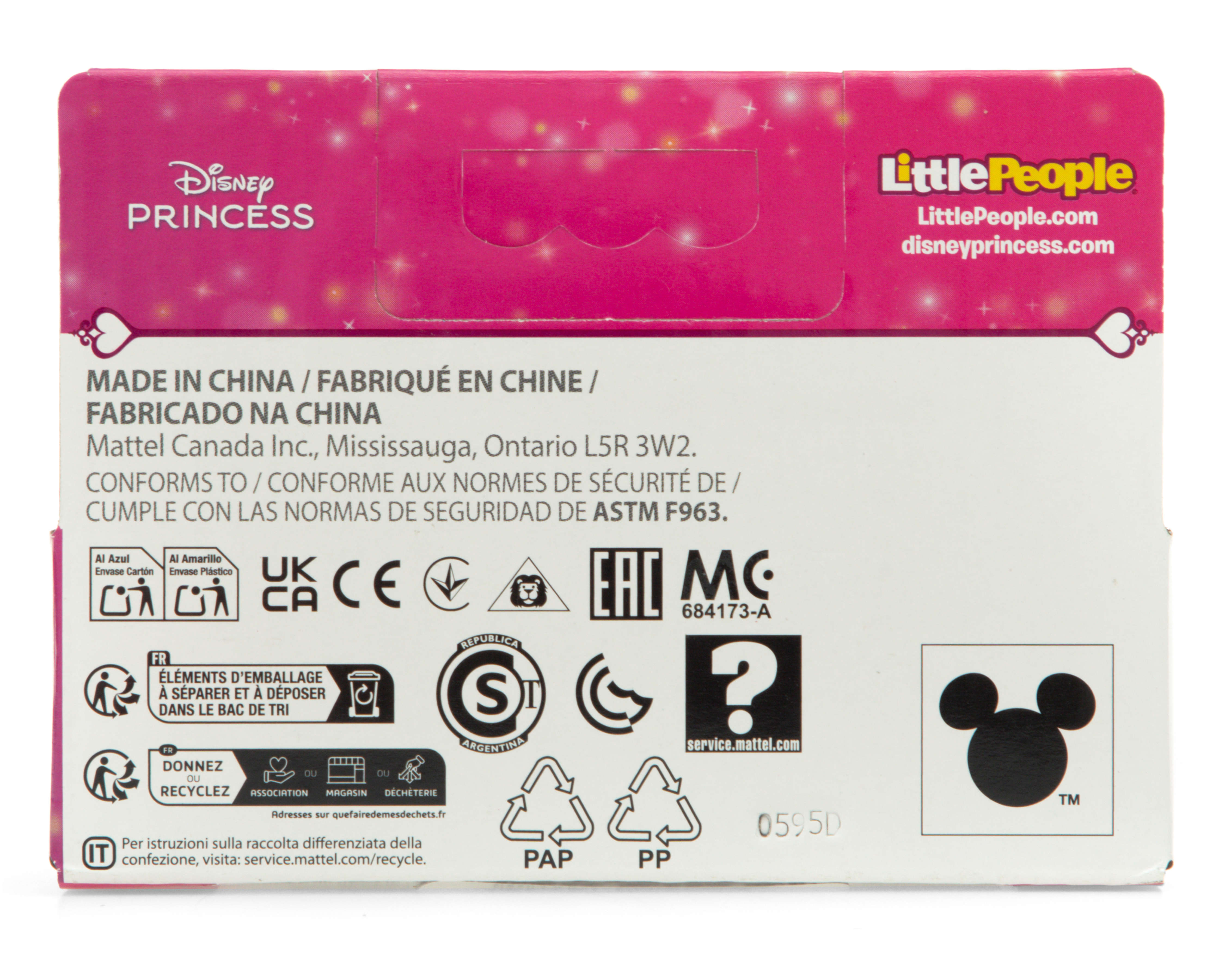 Foto 5 | Foto 5 | Ariel y Flounder Disney Princesas Little People Fisher-Price