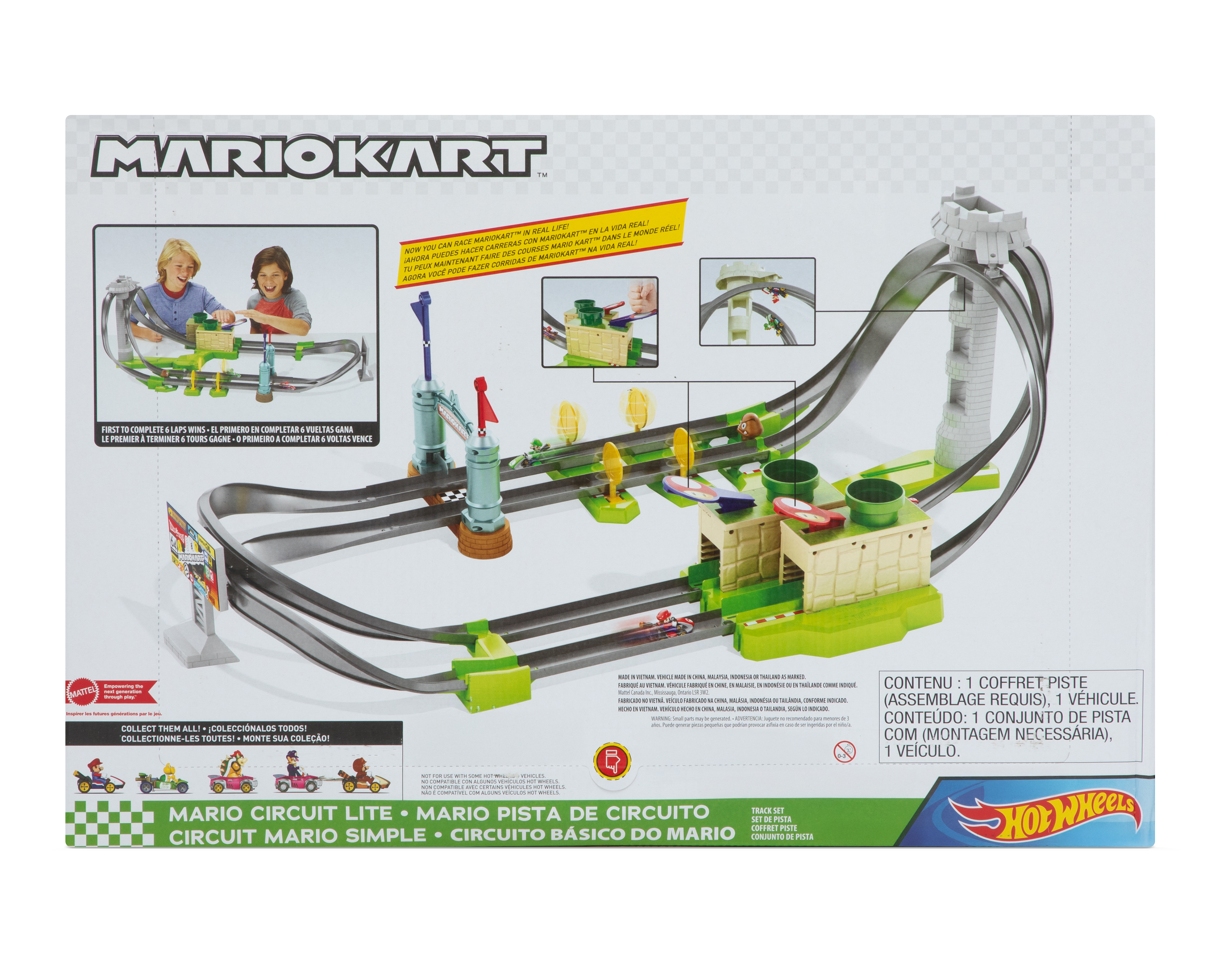 Foto 3 pulgar | Foto 2 | Pista de Carreras Hot Wheels Mario Kart Circuito Largo