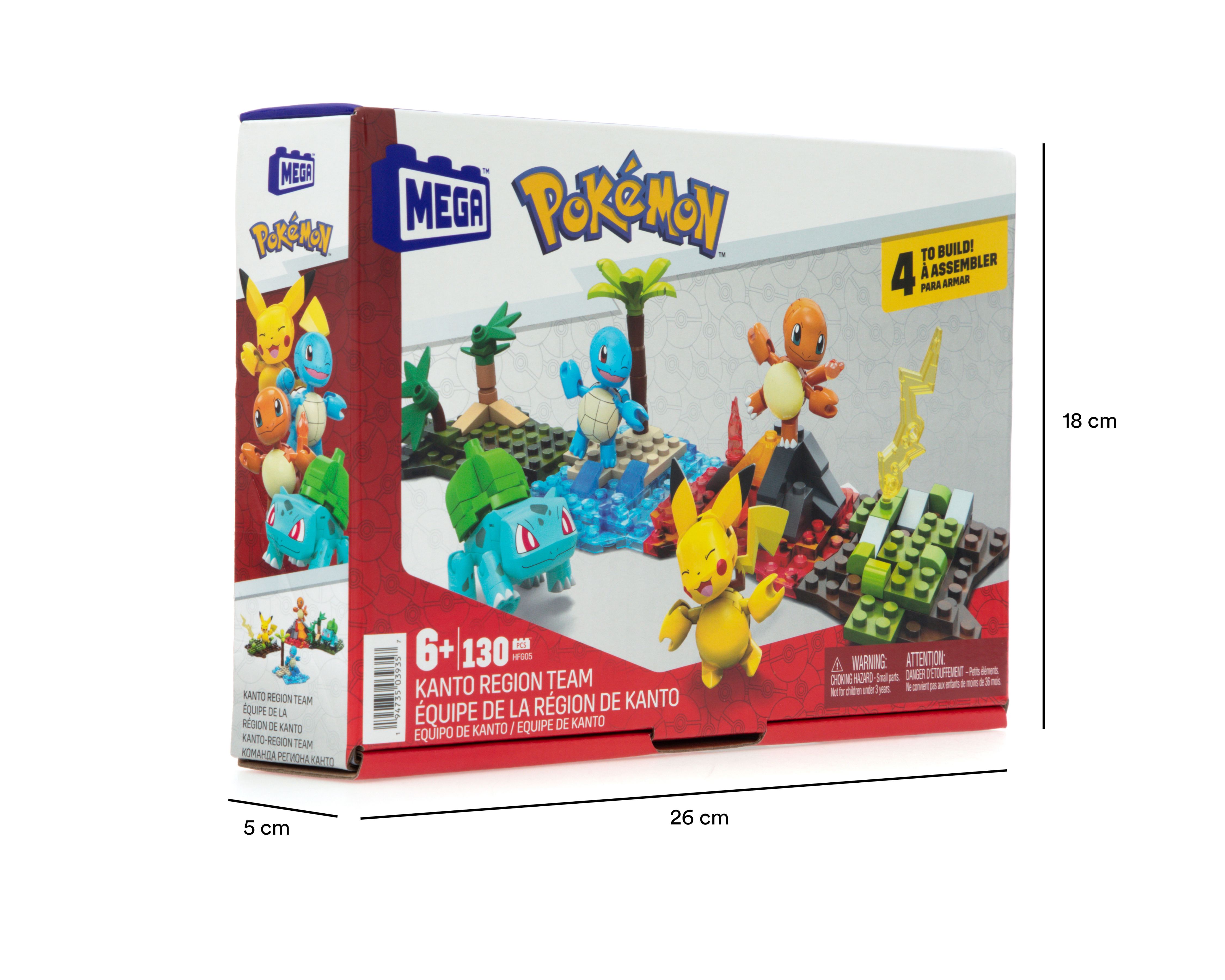 Foto 4 pulgar | Foto 3 | MEGA Pokémon Equipo de Kanto