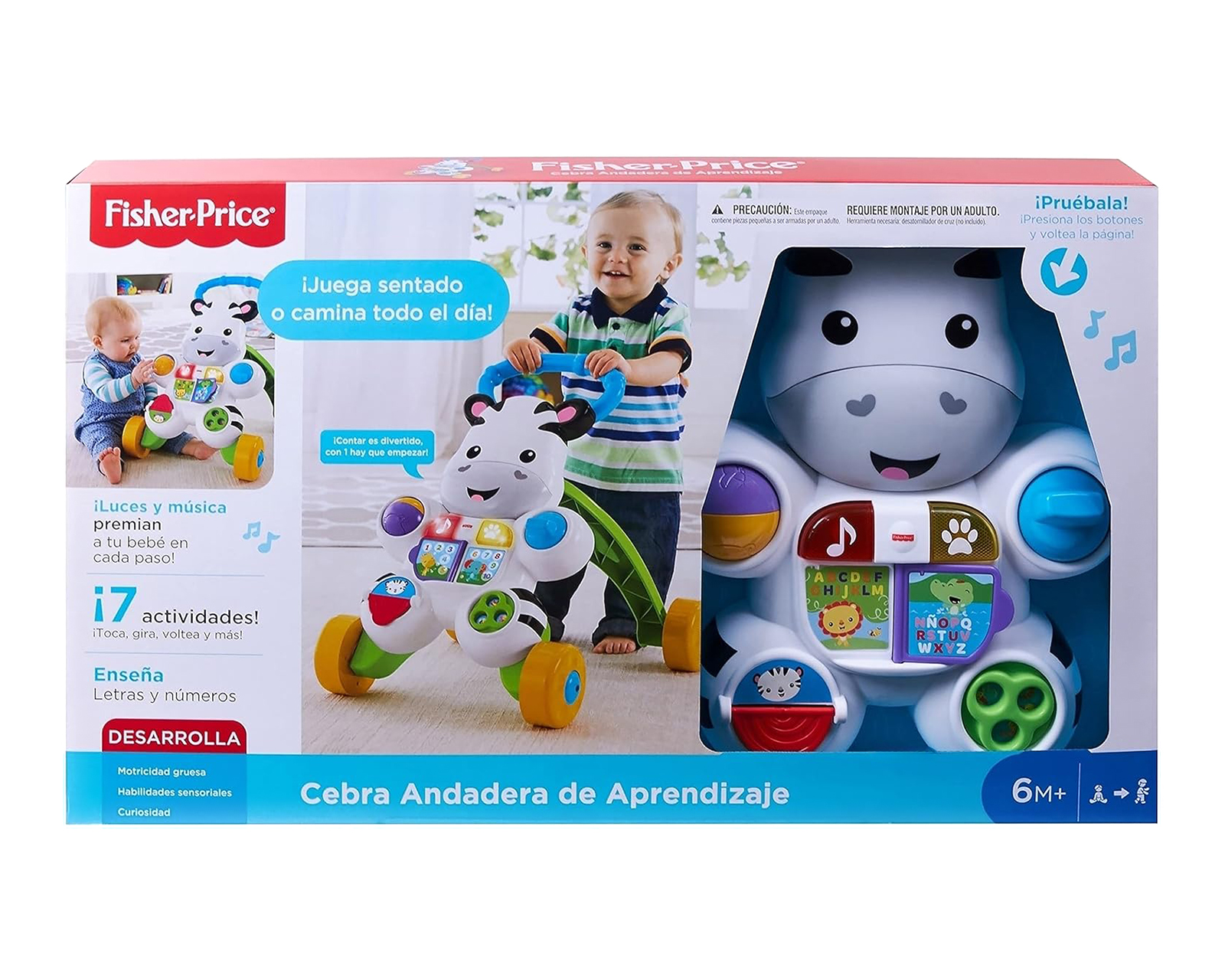 Foto 5 pulgar | Foto 4 | Cebra Andadera de Aprendizaje Fisher-Price